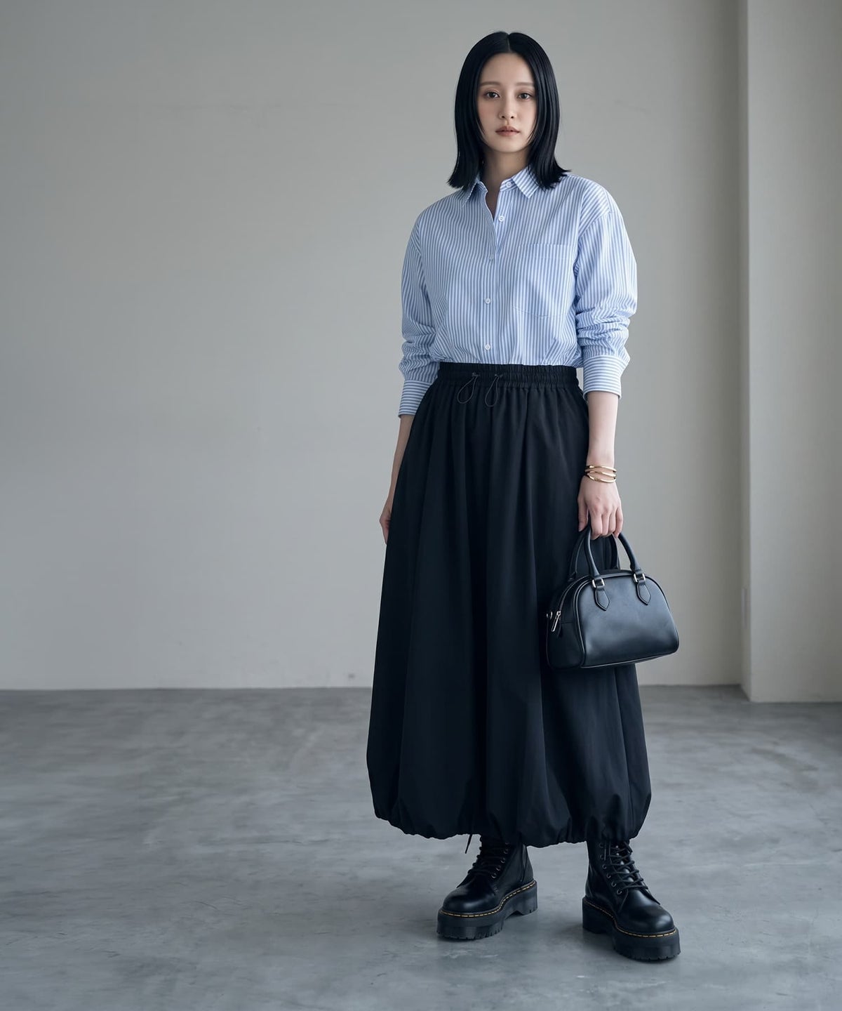 着用イメージ 170cm ブラック