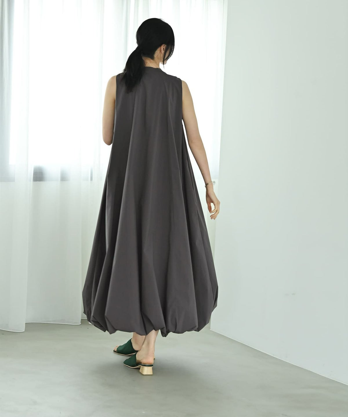 着用イメージ 170cm グレー