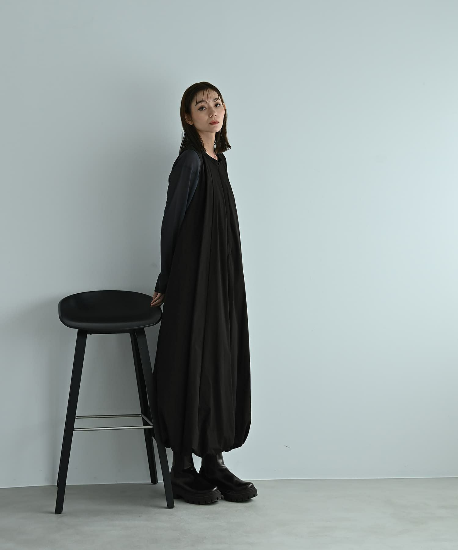 ☆【BLK001】バルーンワンピース | おしゃれな大人レディース