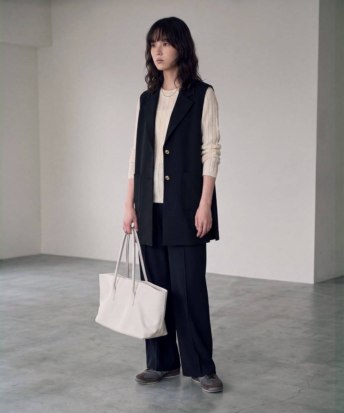 着用イメージ 170cm ブラック