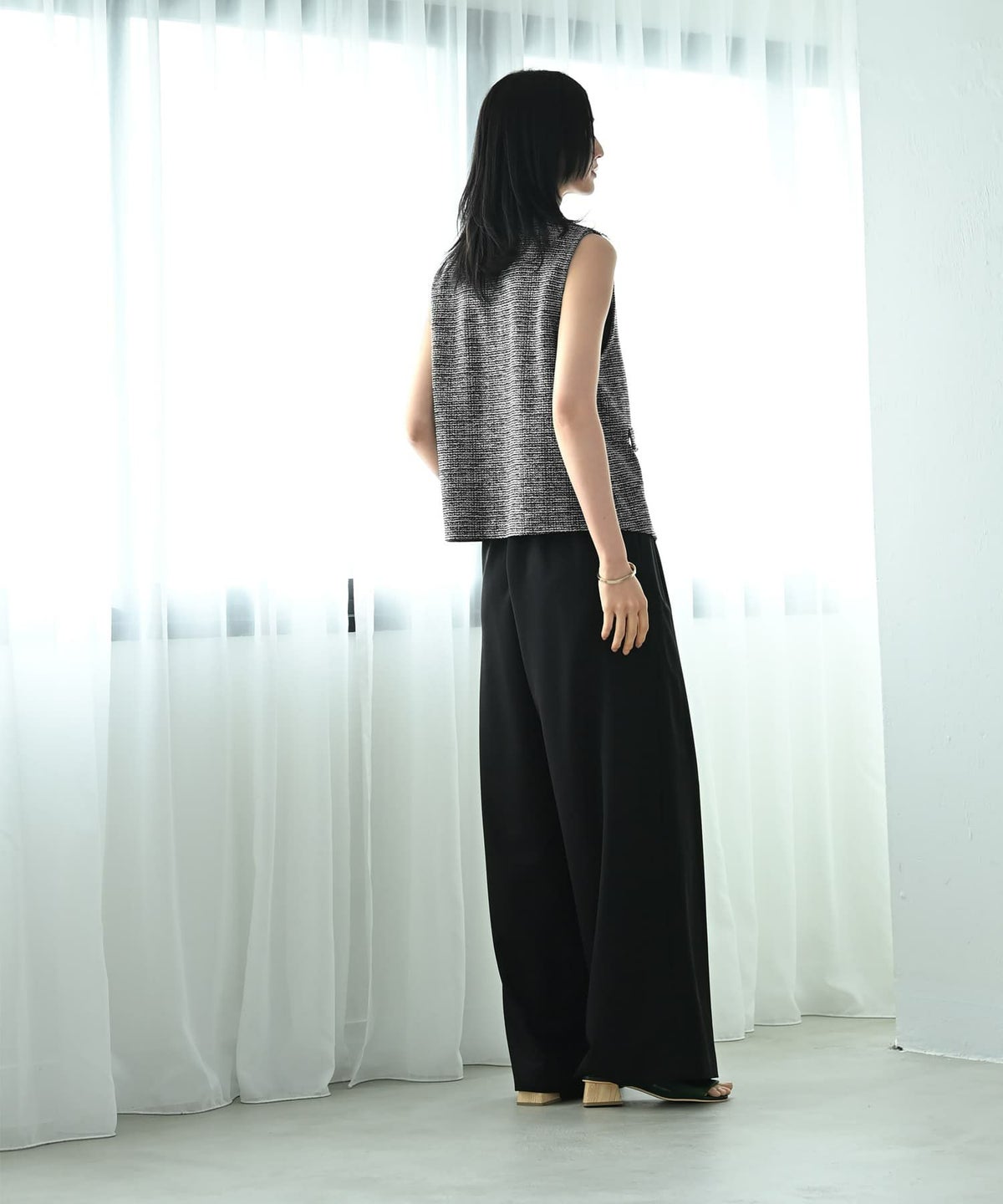 着用イメージ 170cm ブラック