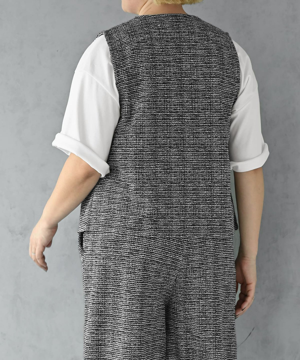 着用イメージ 163cm ブラック