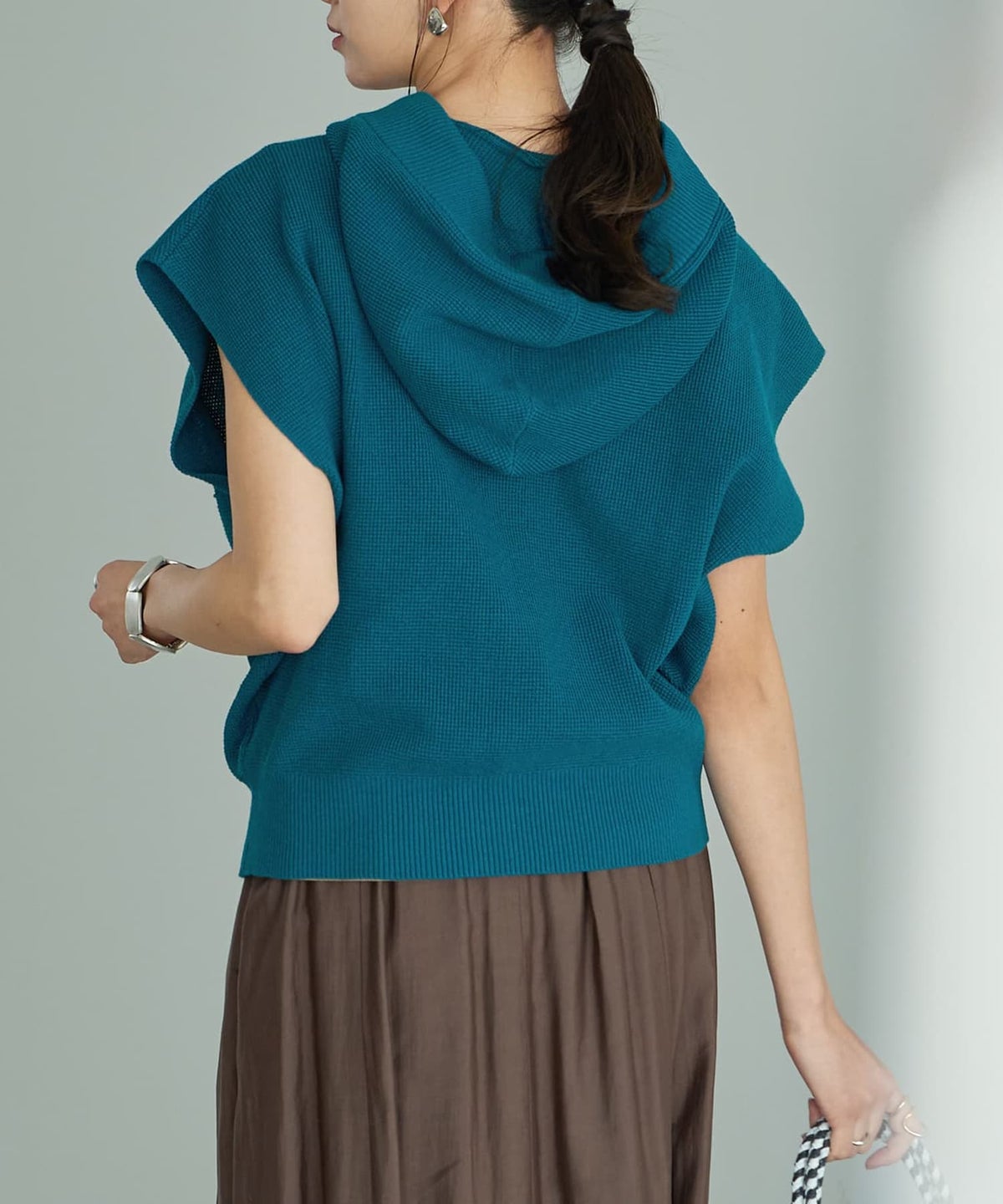 着用イメージ 165cm シアン