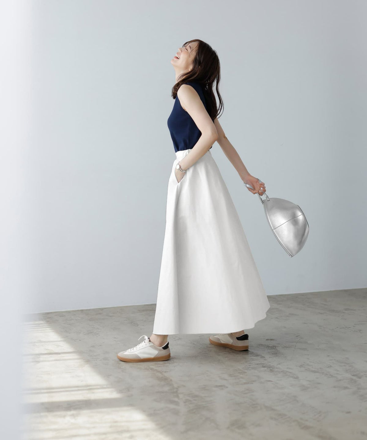 着用イメージ 166㎝　02サイズ　ホワイト