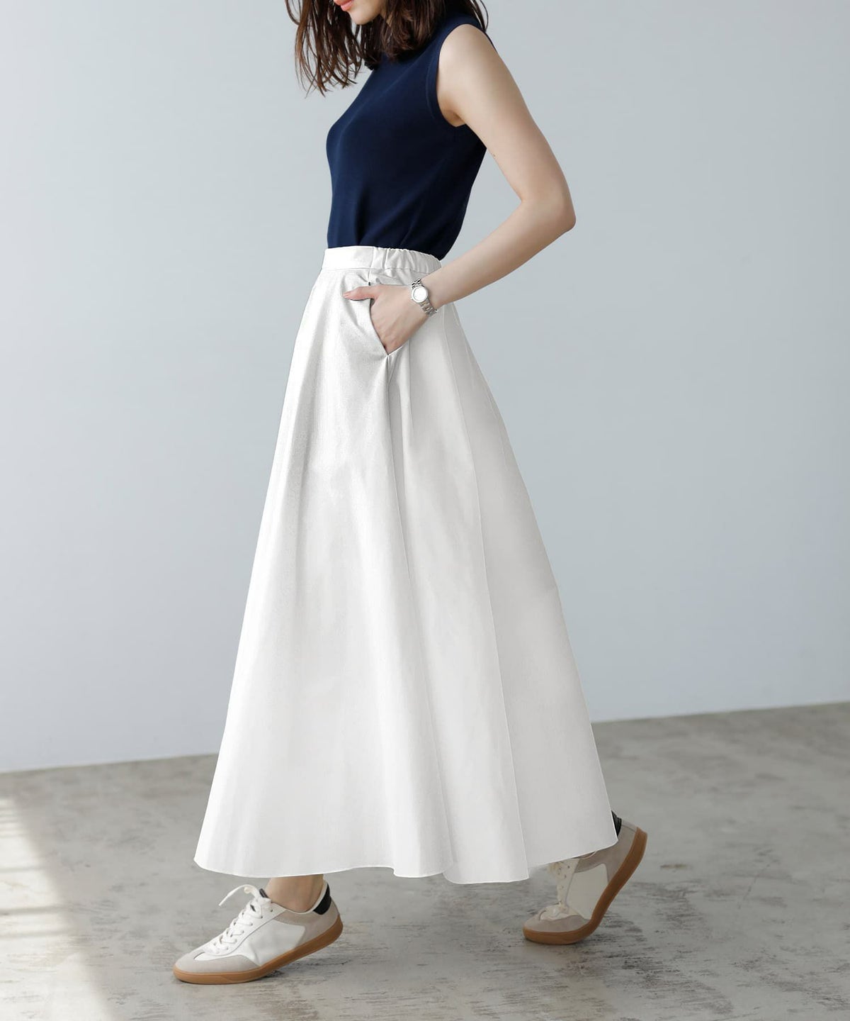 着用イメージ 166㎝　02サイズ　ホワイト