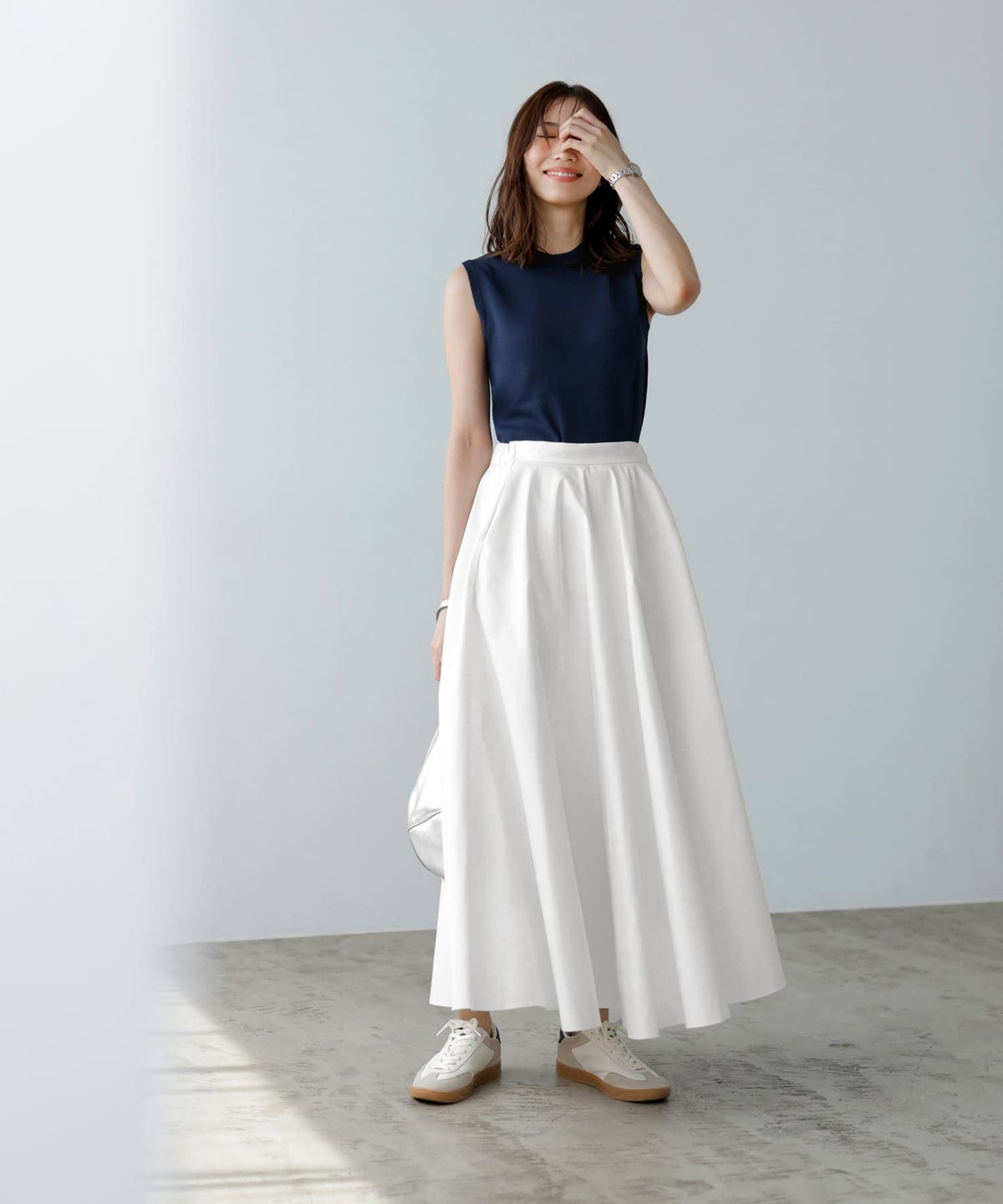 着用イメージ 166㎝　02サイズ　ホワイト