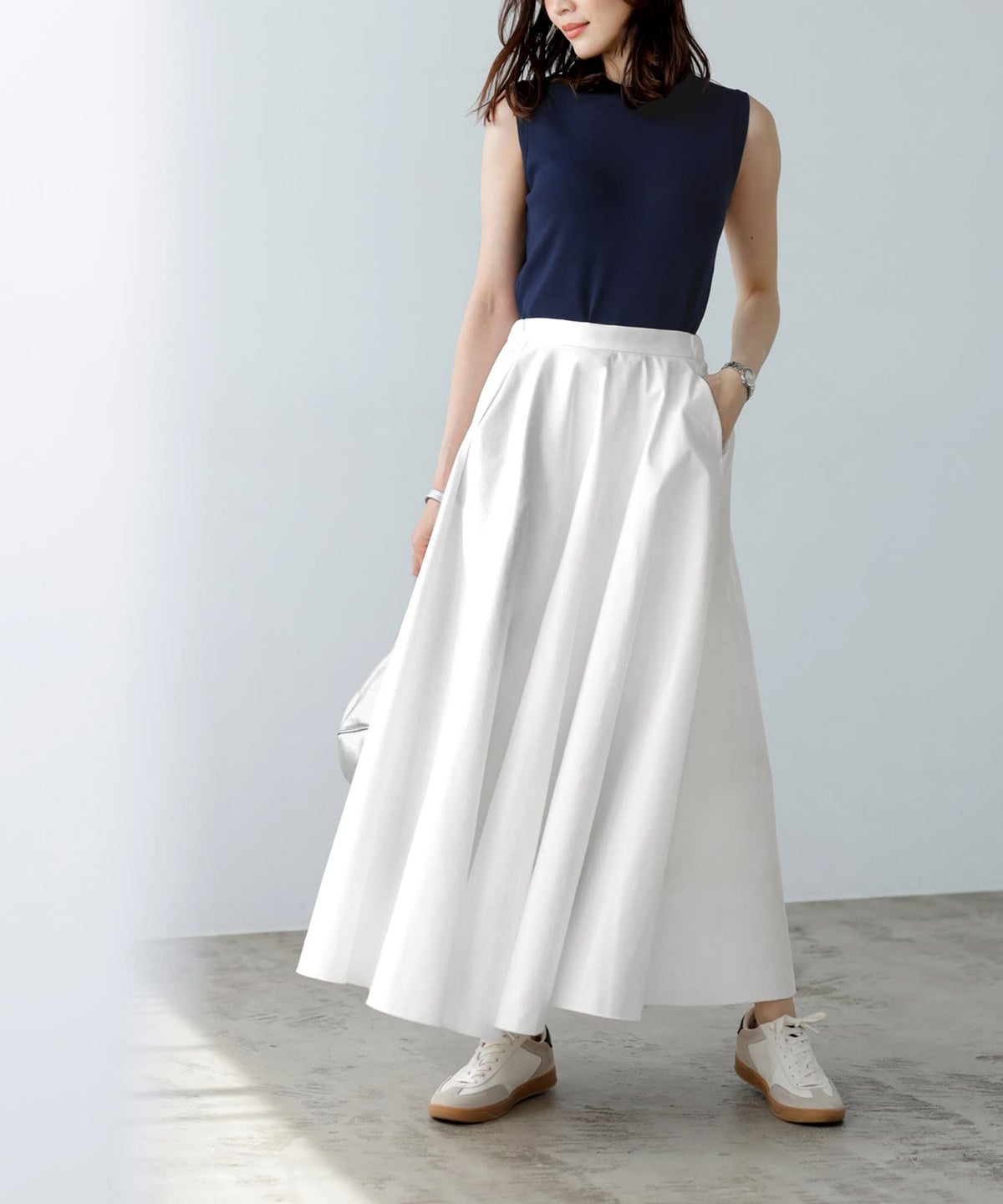 着用イメージ 166㎝　02サイズ　ホワイト