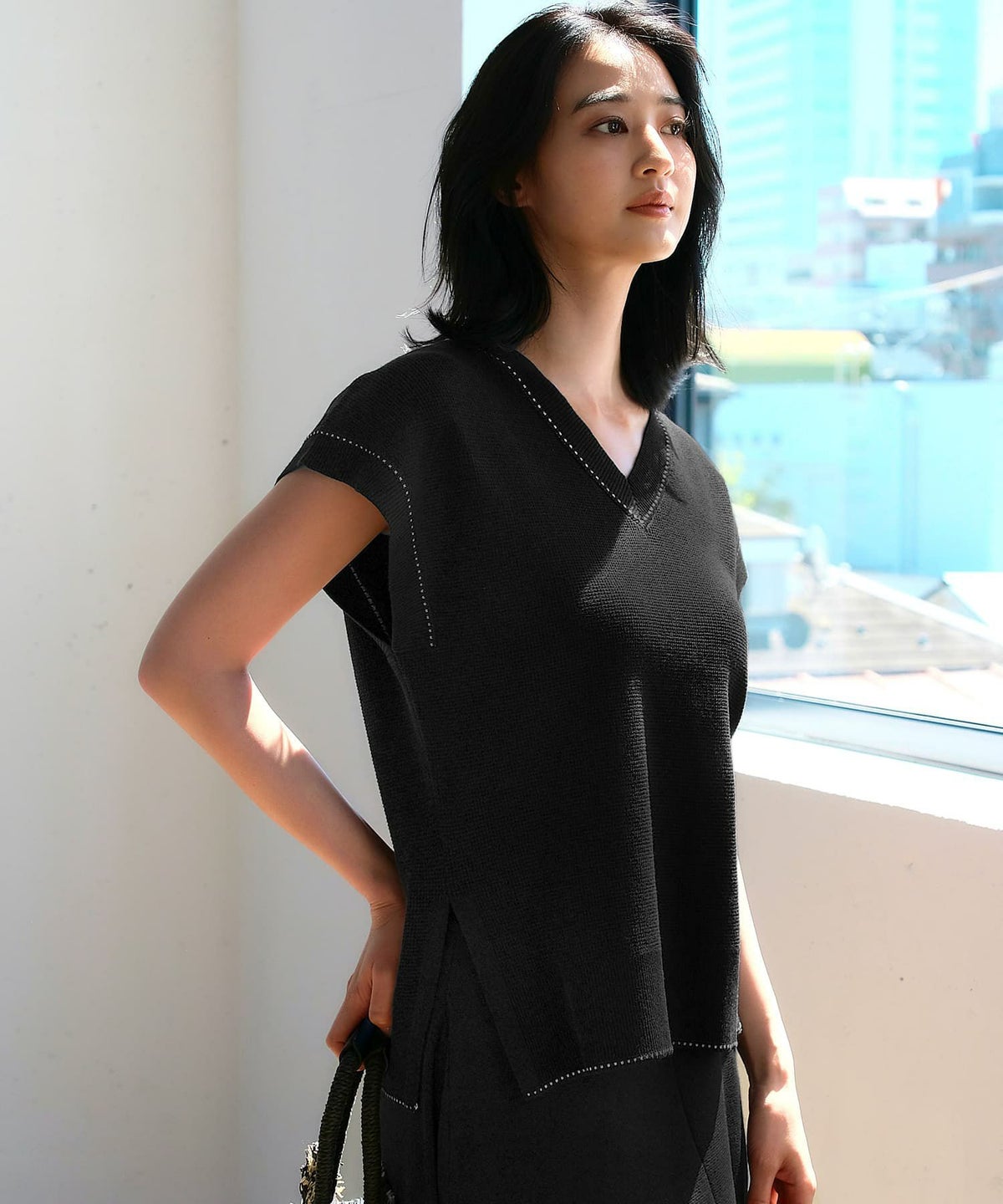 着用イメージ 170cm ブラック