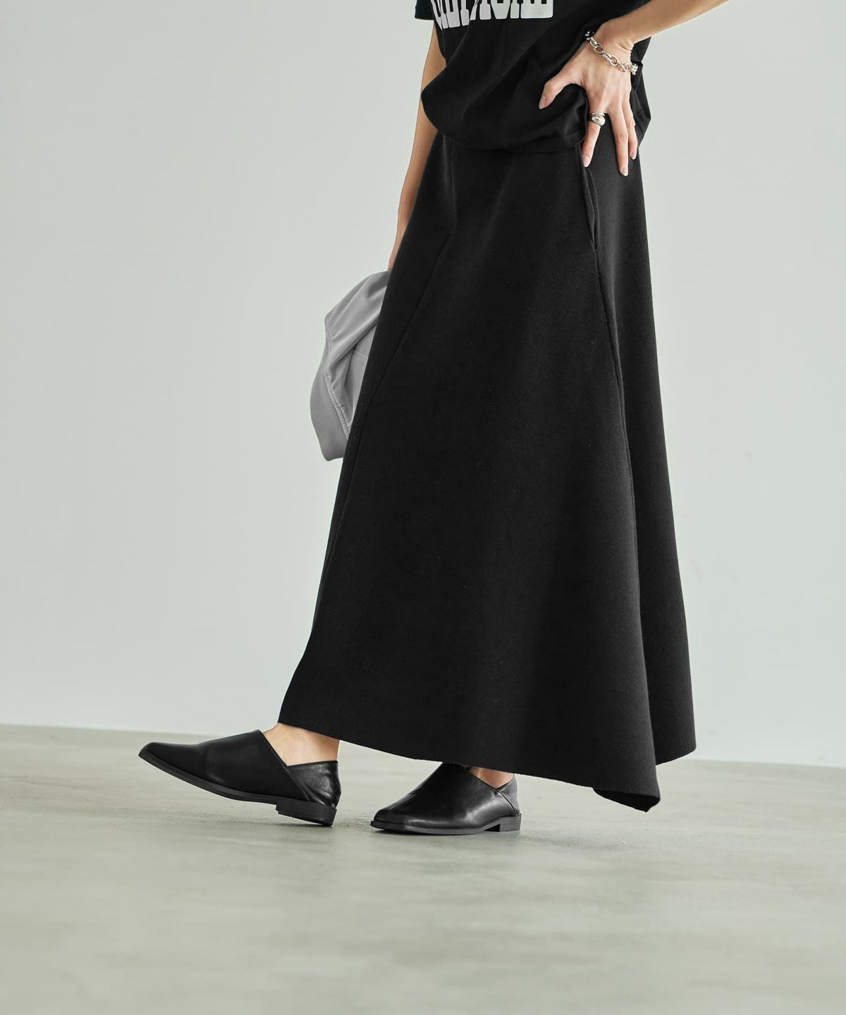 着用イメージ 165cm　02サイズ　ブラック