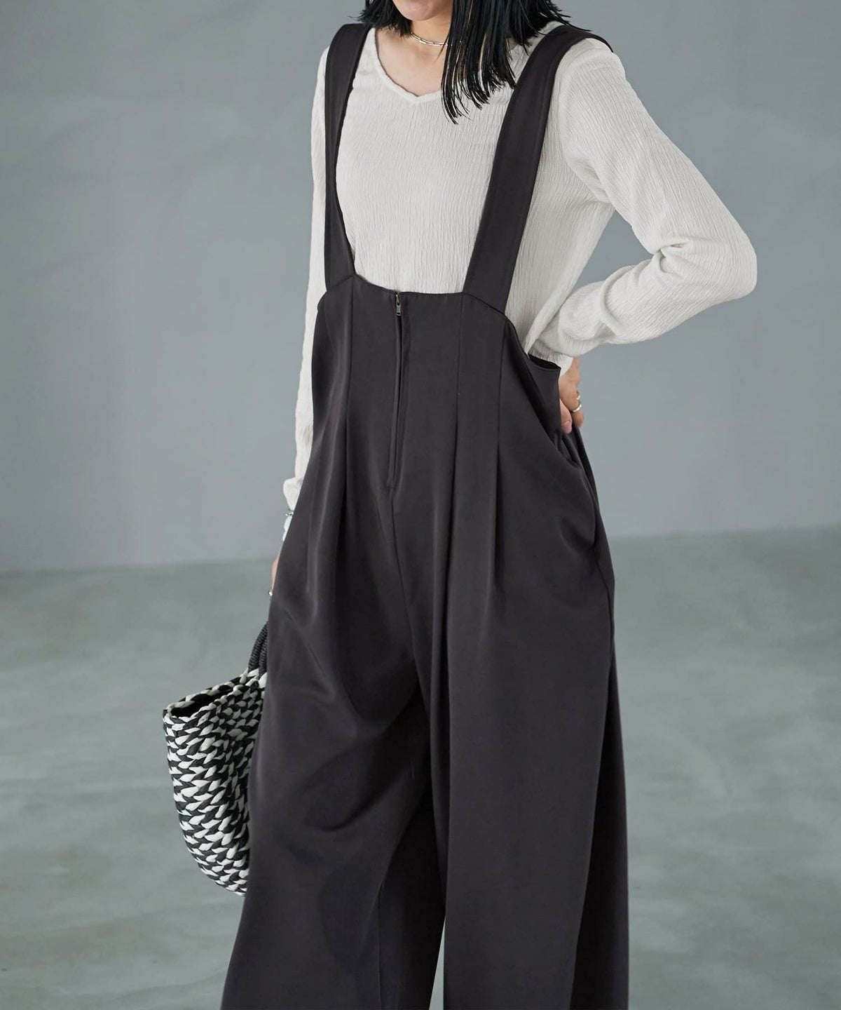 着用イメージ 164cm 02サイズ セピア