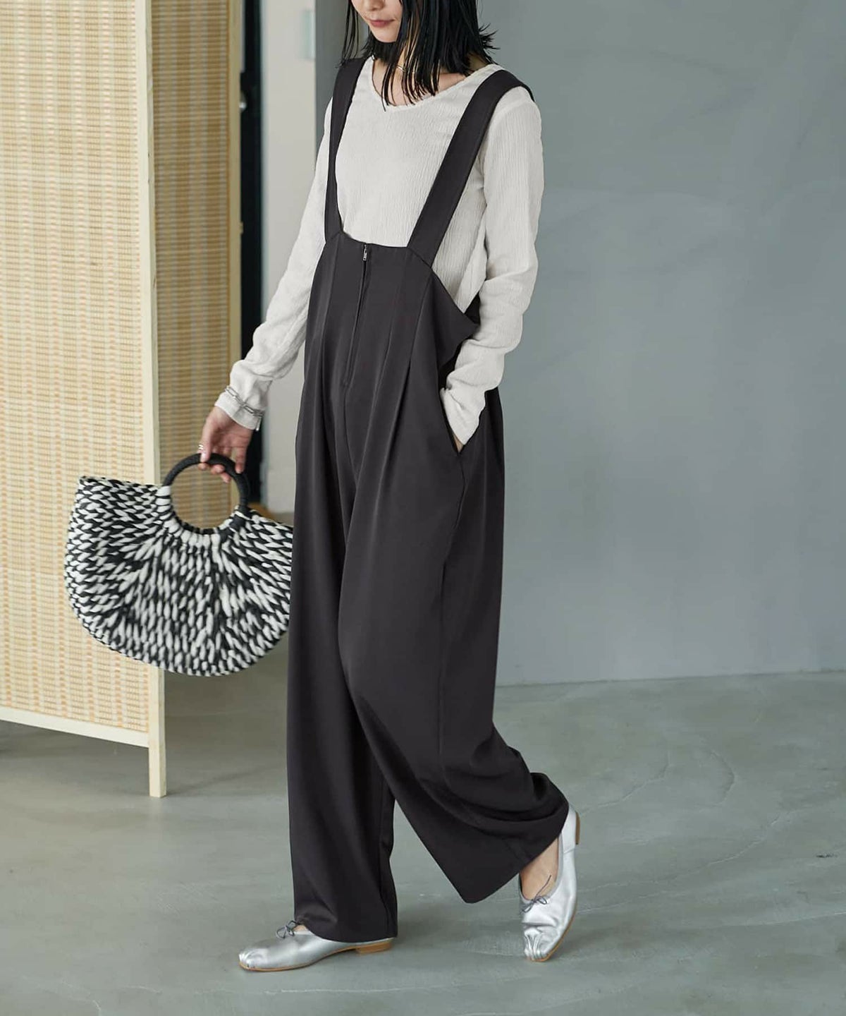 着用イメージ 164cm 02サイズ セピア