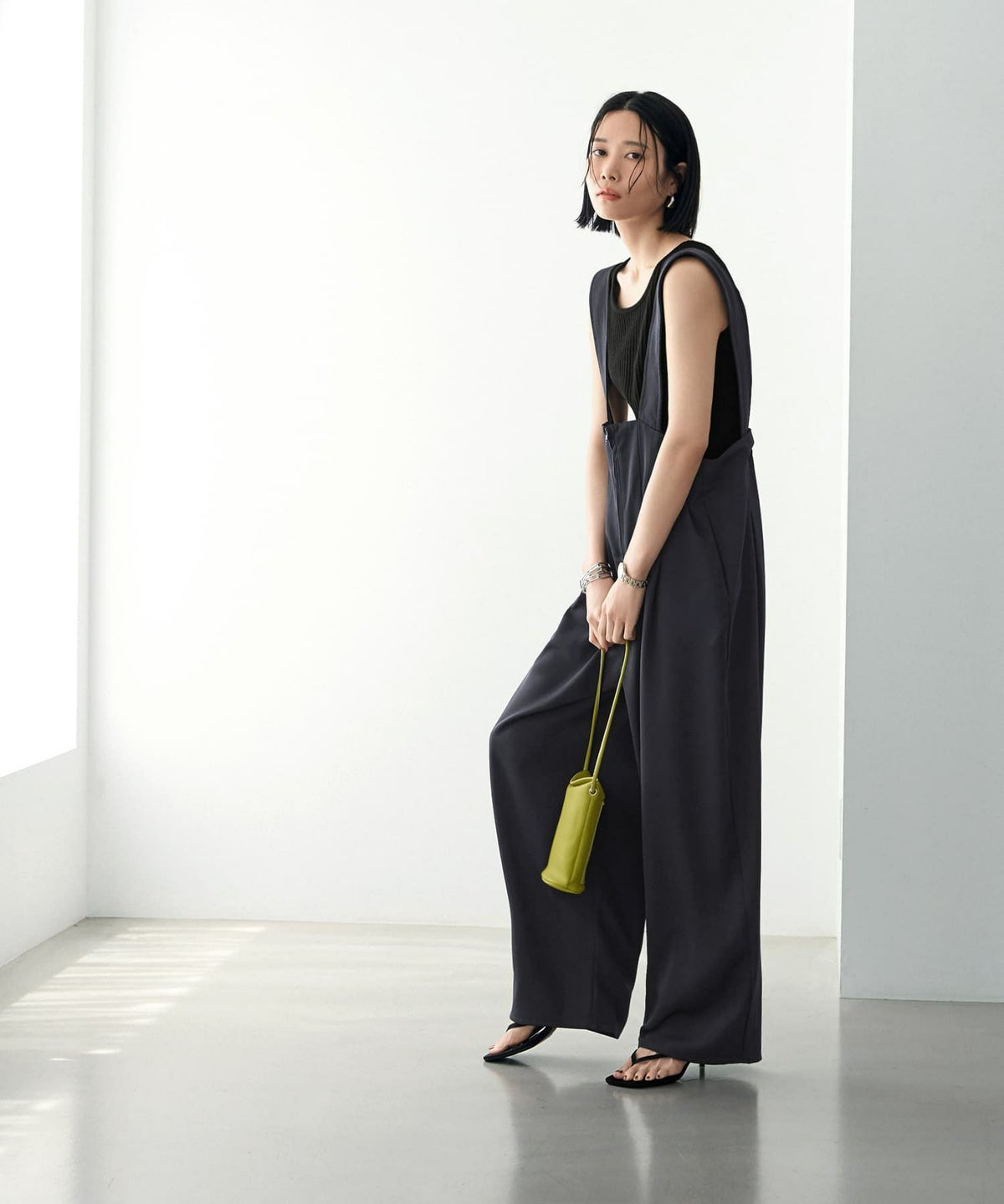 着用イメージ 165cm 02サイズ チャコール