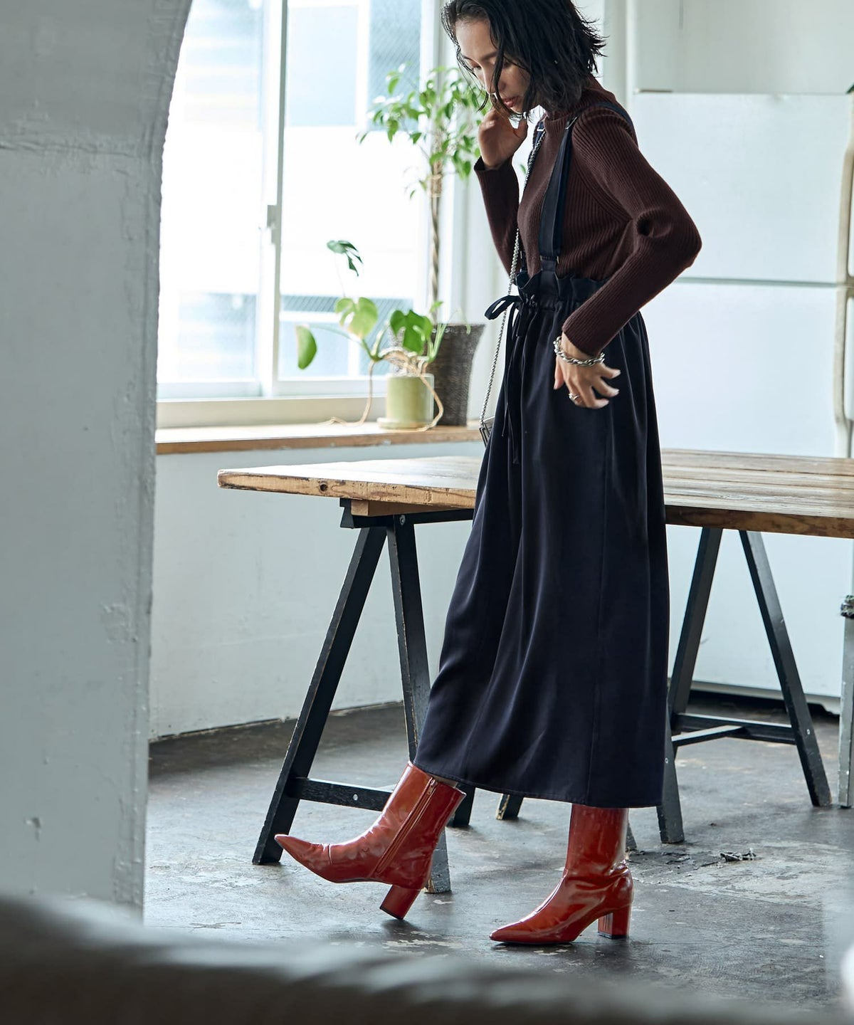 着用イメージ 165cm 02サイズ ネイビー