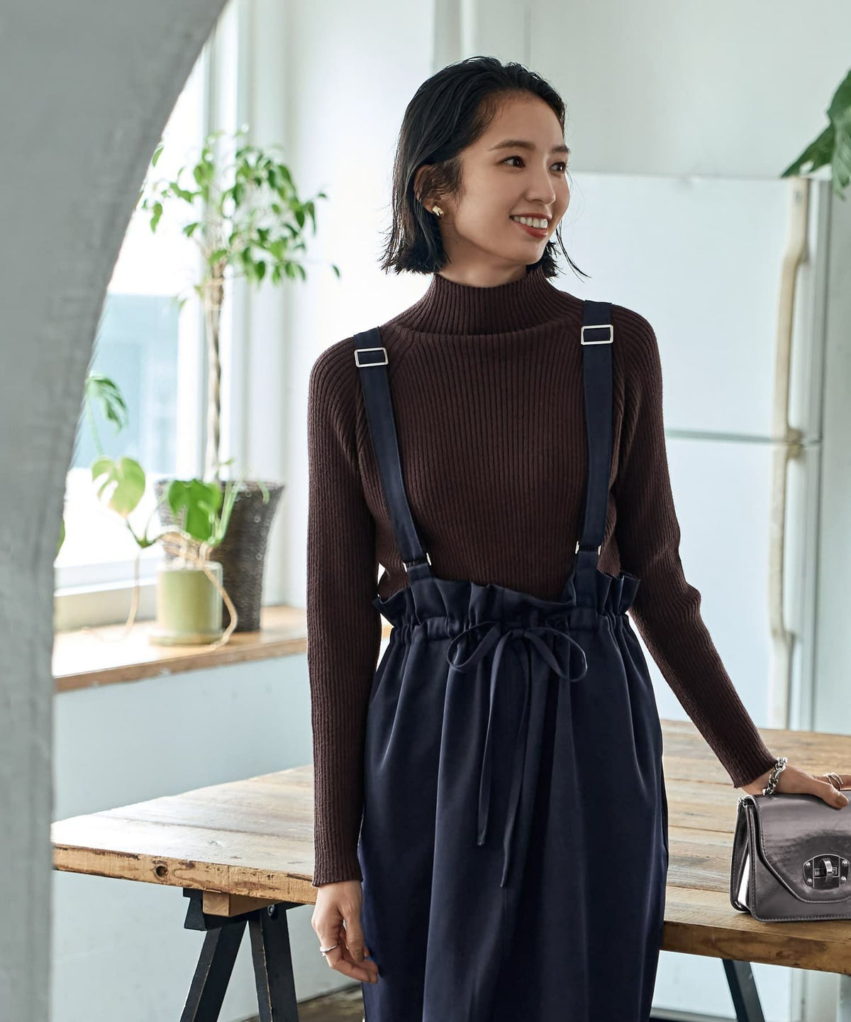 着用イメージ 165cm 02サイズ ネイビー