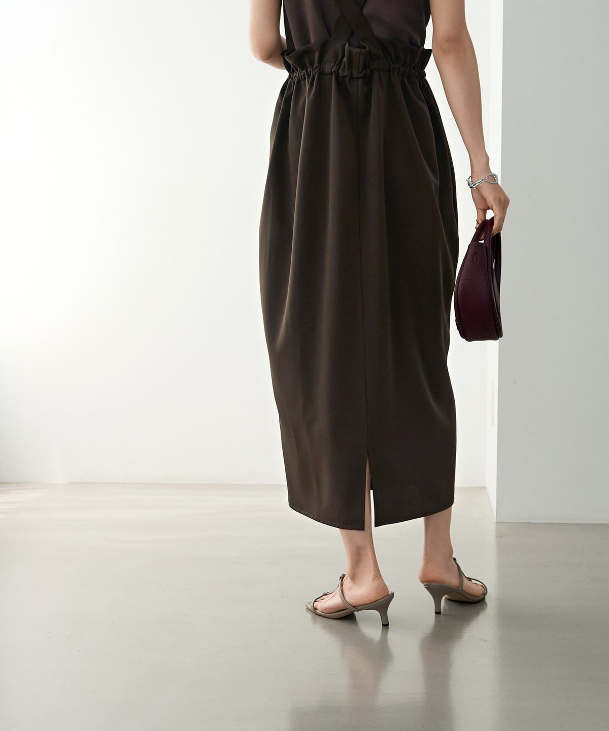 着用イメージ 165cm 02サイズ ブラウン