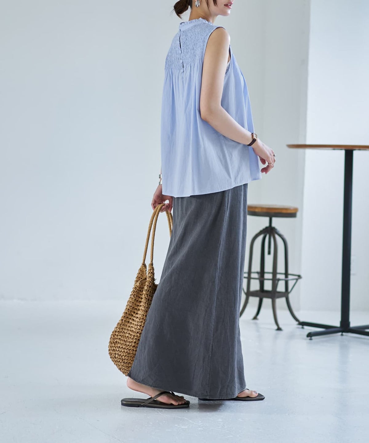 着用イメージ 166cm サックス