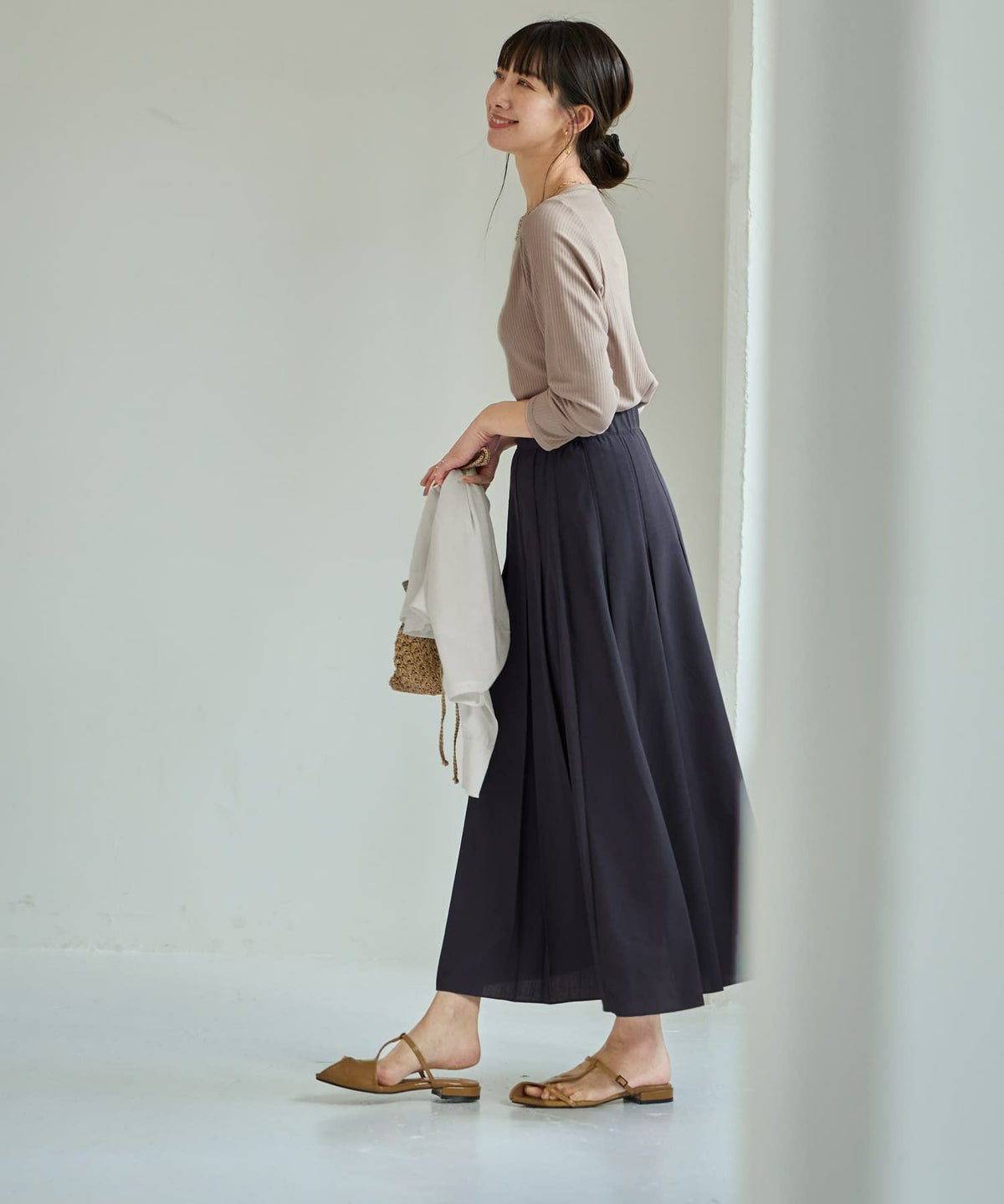 着用イメージ 165㎝　Sサイズ　デニムネイビー