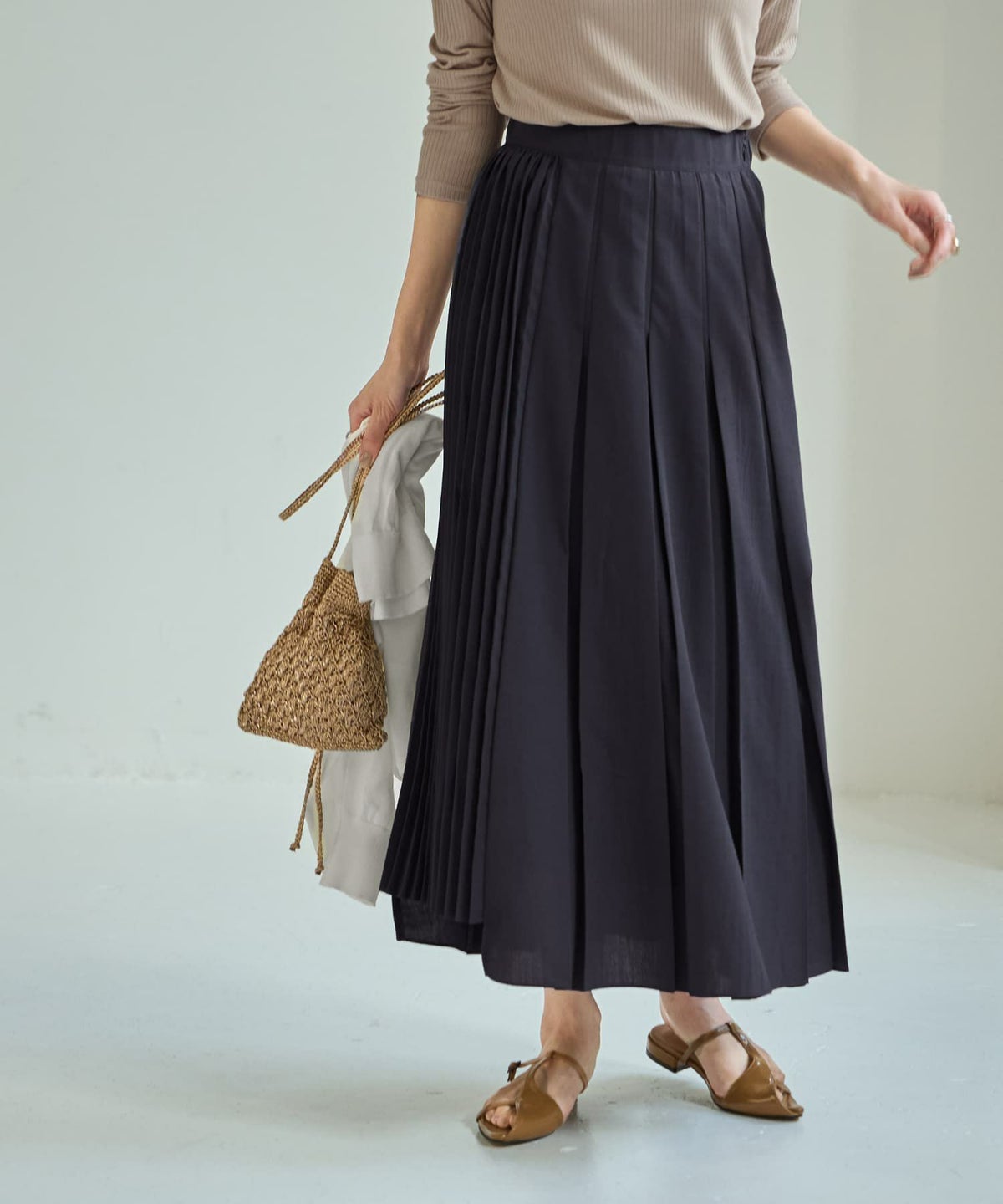 着用イメージ 165㎝　Sサイズ　デニムネイビー