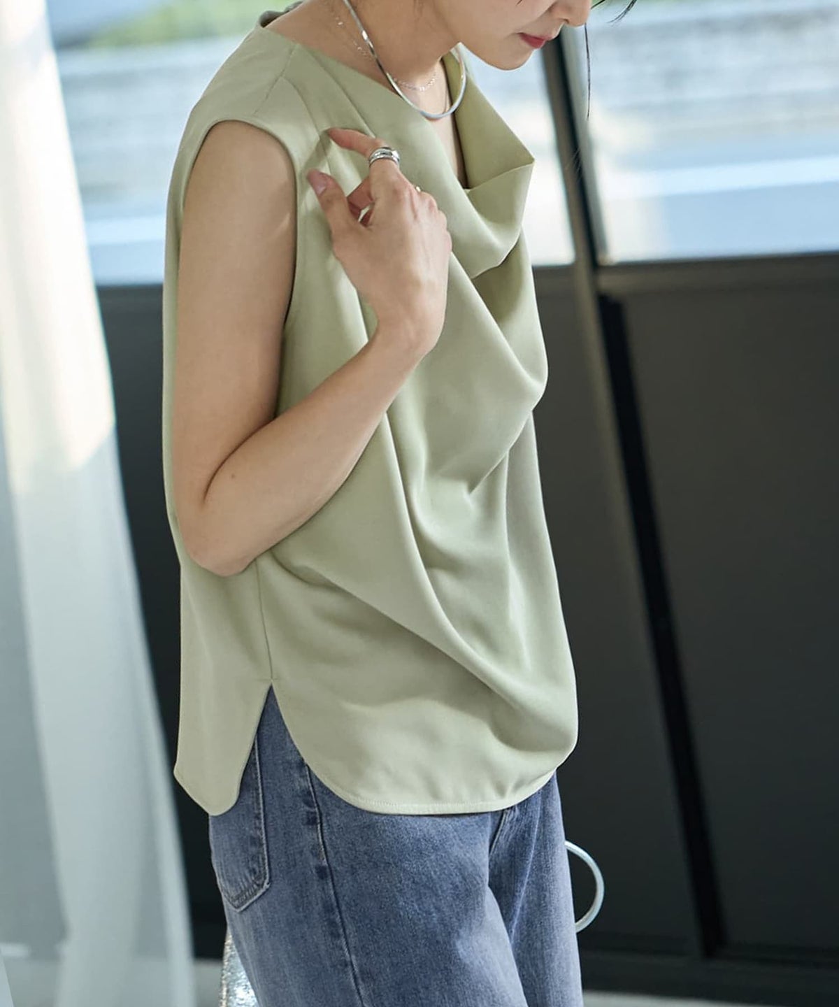 着用イメージ 164cm セージ