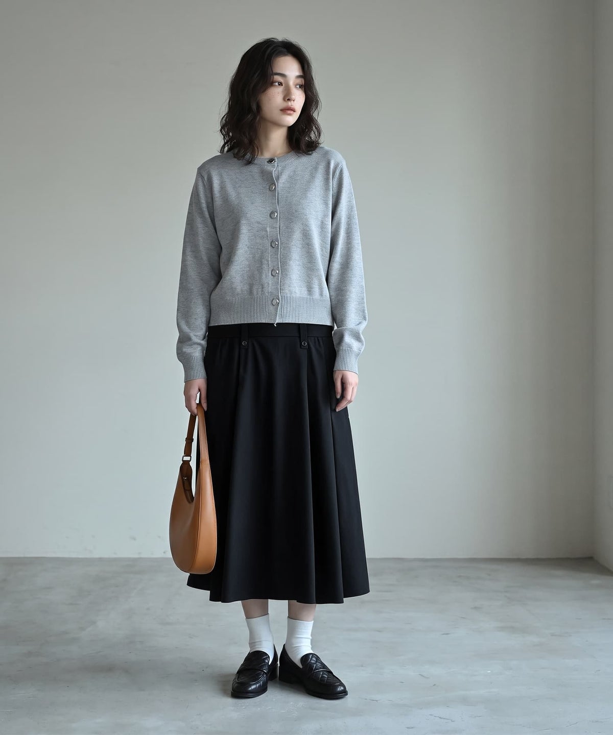 着用イメージ 170cm ブラック