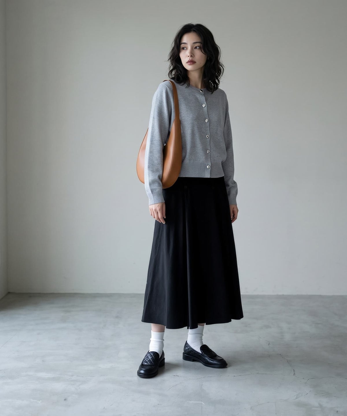着用イメージ 170cm ブラック