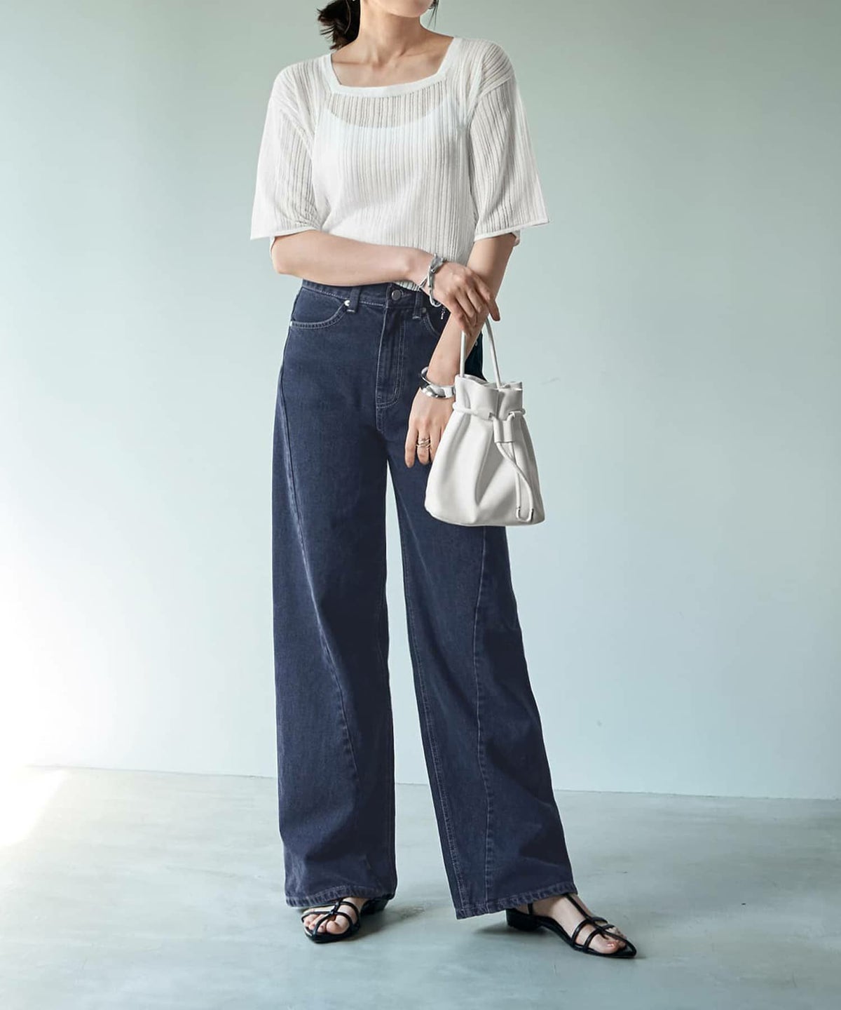 着用イメージ 165㎝　ホワイト