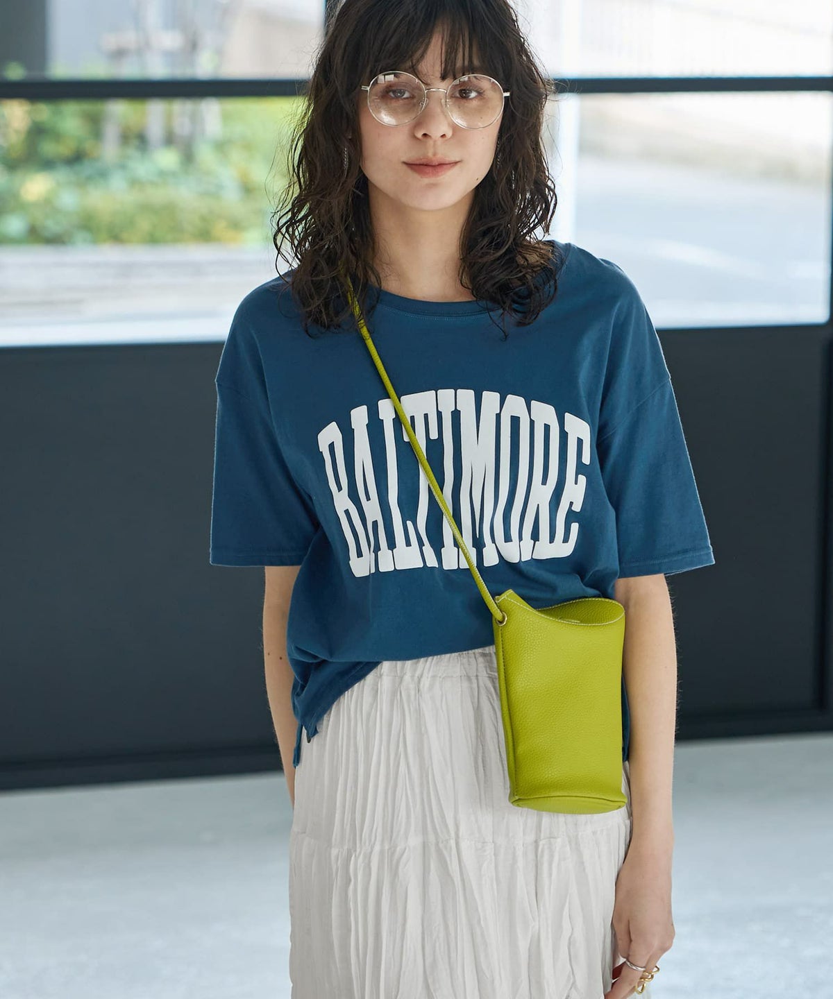 着用イメージ 167㎝　スモーキーブルー