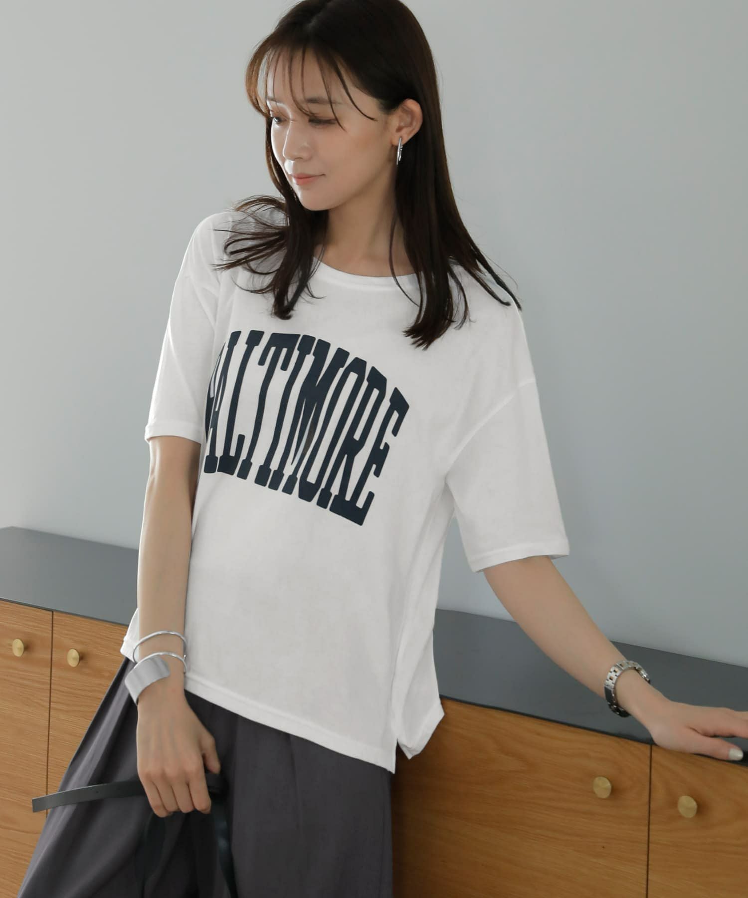 Made in JAPAN】ロゴプリントTシャツ／BALTIMORE | おしゃれな大人