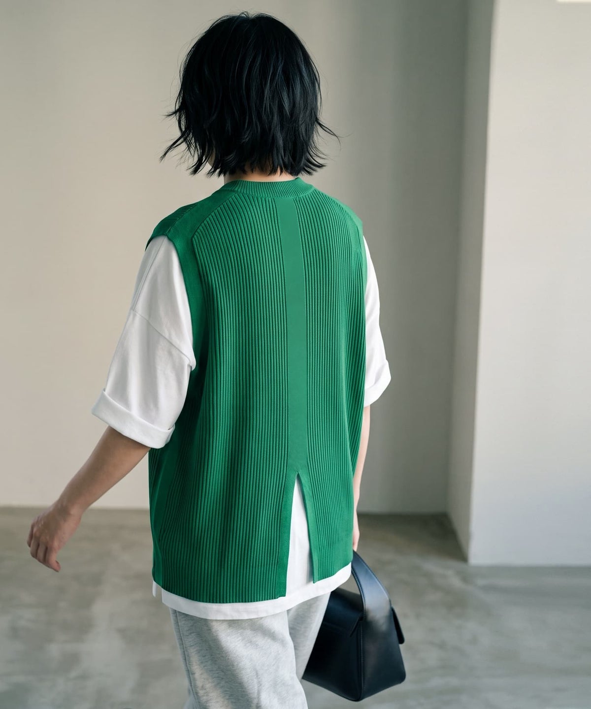 着用イメージ 170cm グリーン