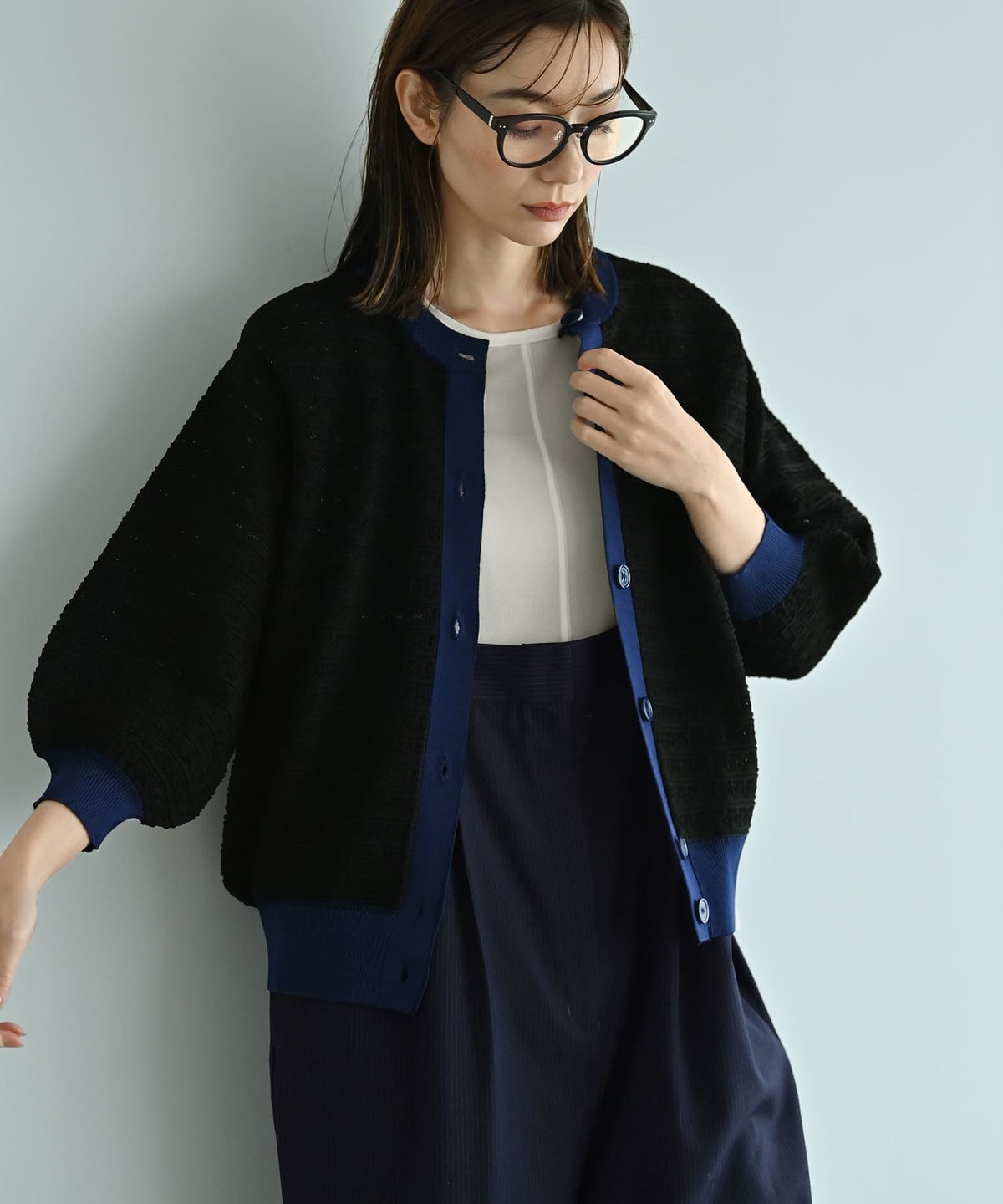 ブラック×ネイビー