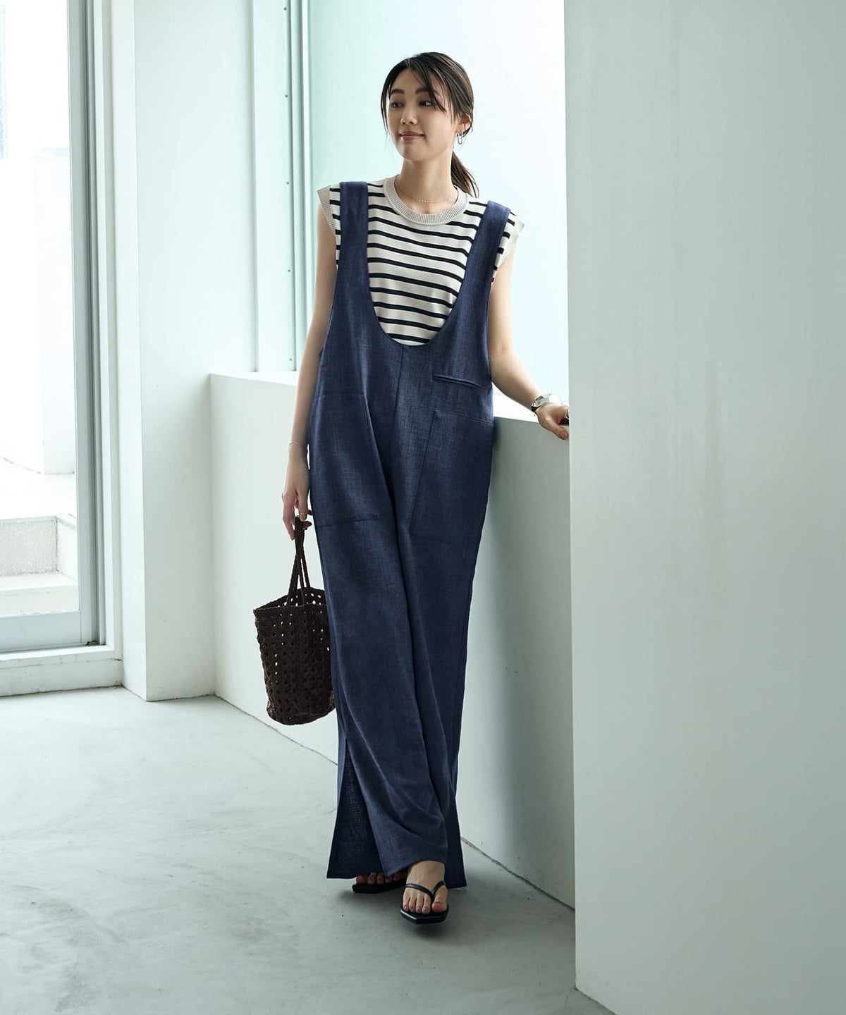 着用イメージ 166㎝　02サイズ　ブルーミックス