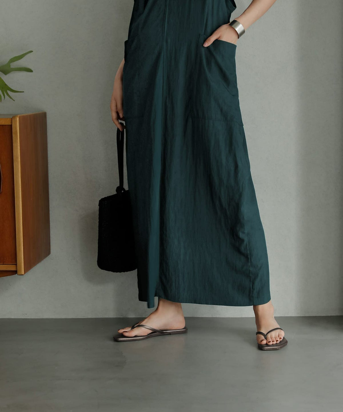 着用イメージ 166㎝　02サイズ　ダークグリーン