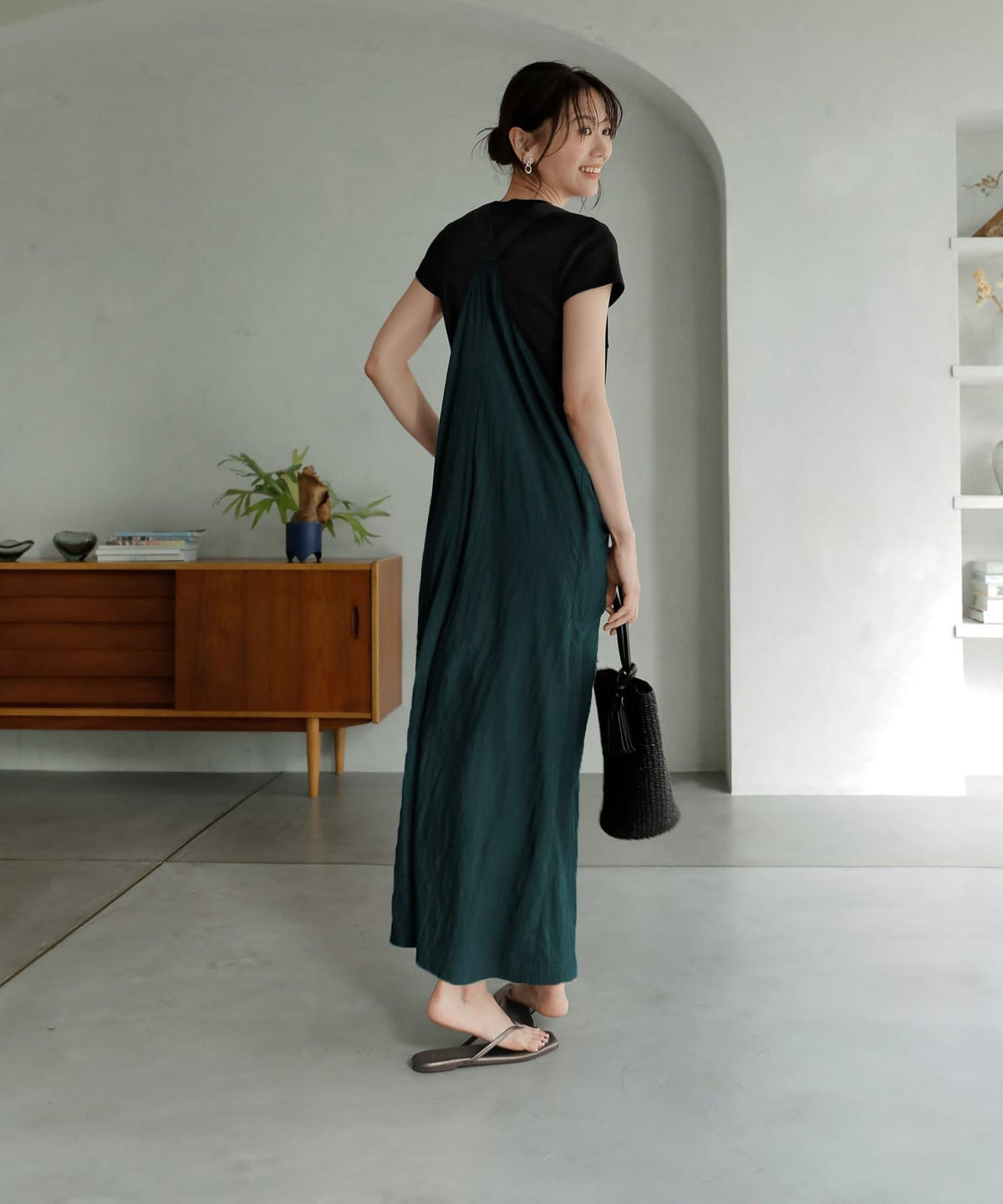 着用イメージ 166㎝　02サイズ　ダークグリーン