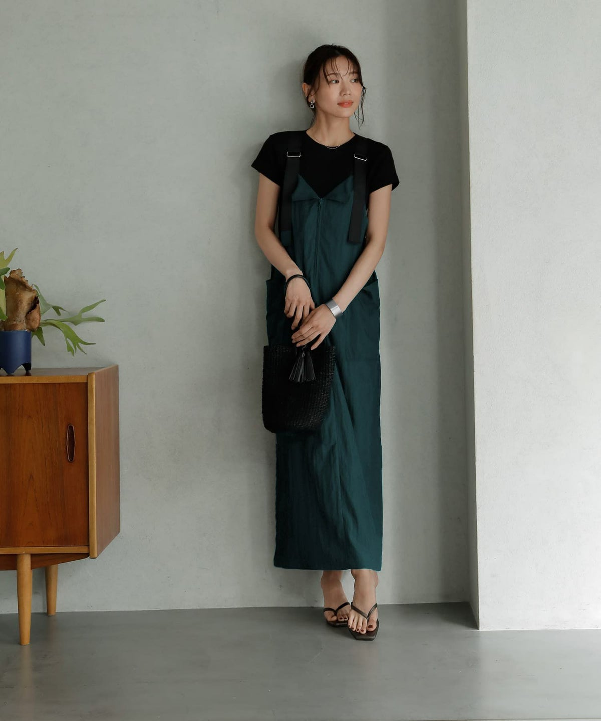 着用イメージ 166㎝　02サイズ　ダークグリーン