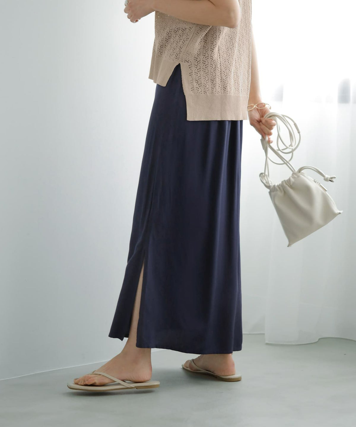 着用イメージ 165cm 02サイズ ネイビー