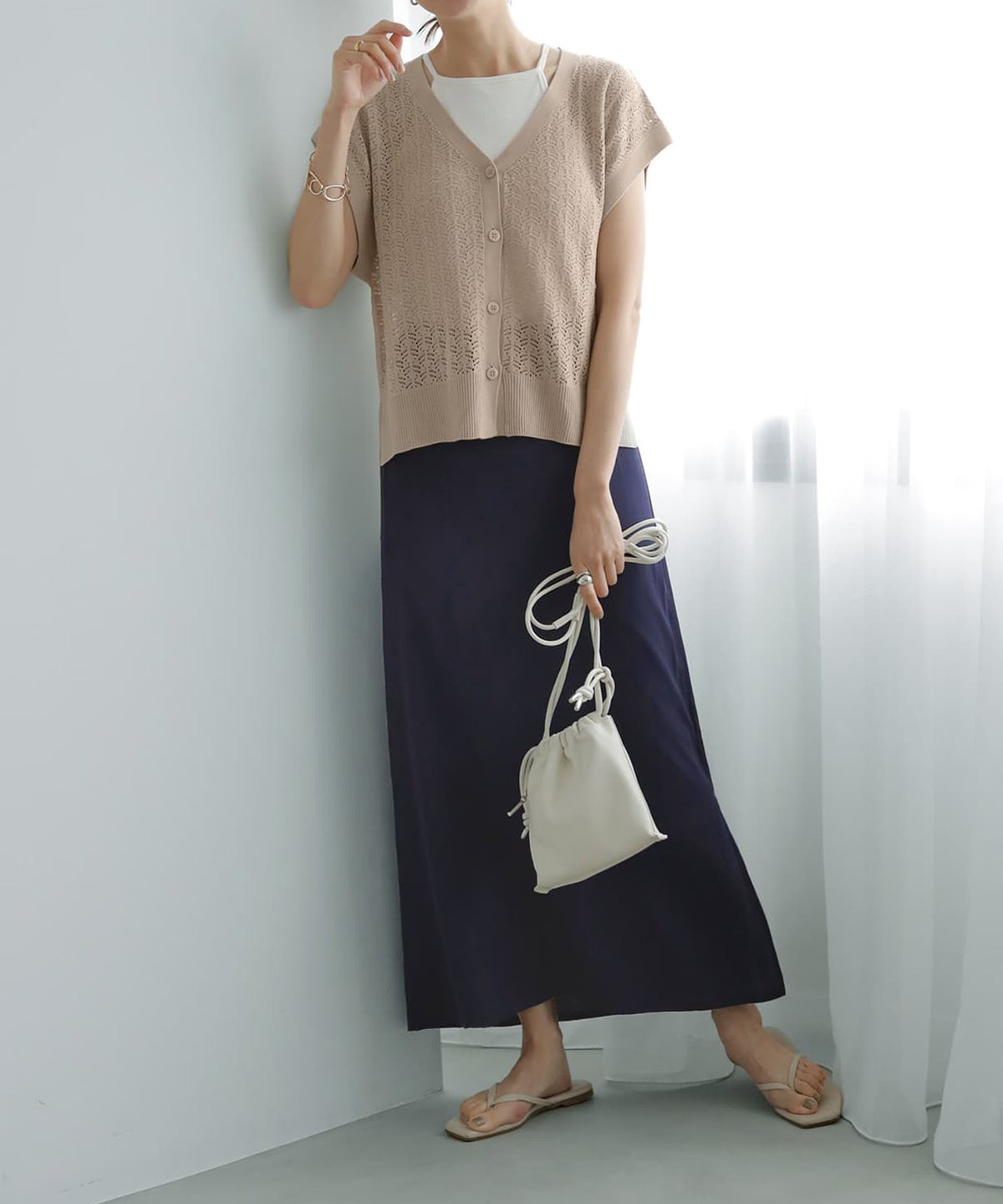 着用イメージ 165cm 02サイズ ネイビー