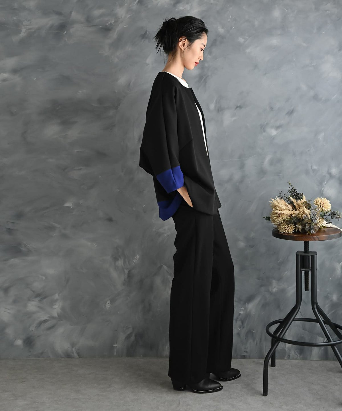 着用イメージ 175cm Grande ブラック
