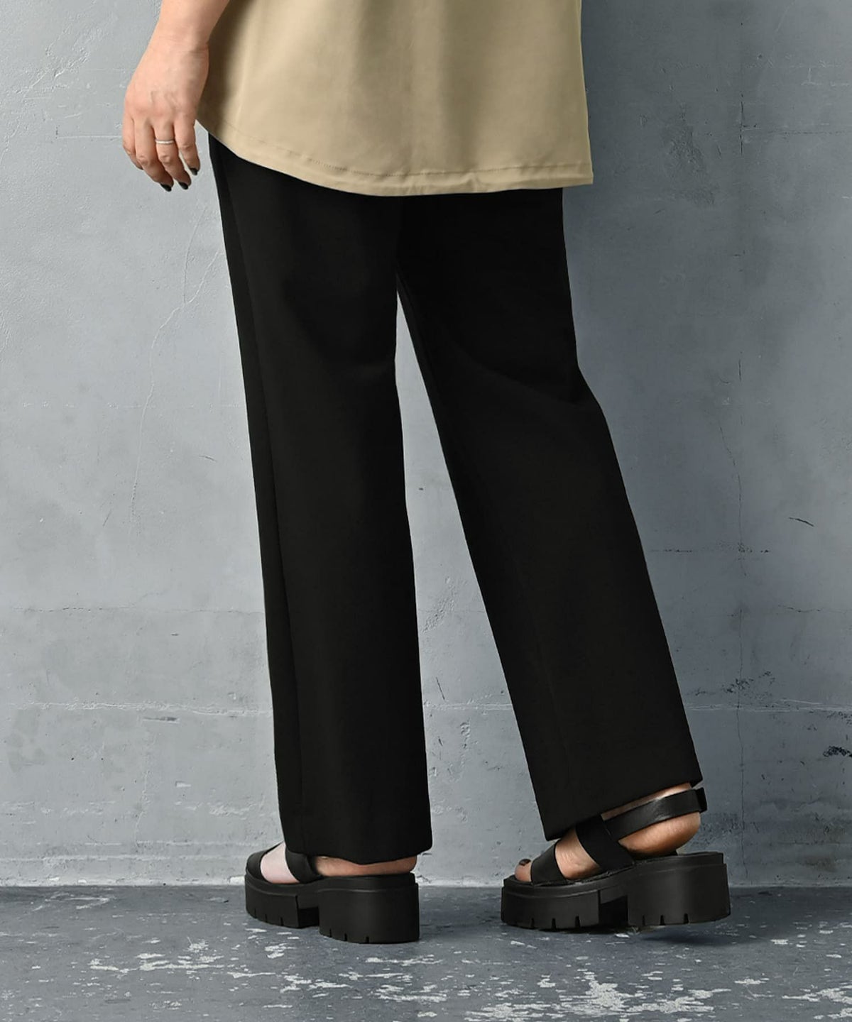 着用イメージ 163cm Regular ブラック