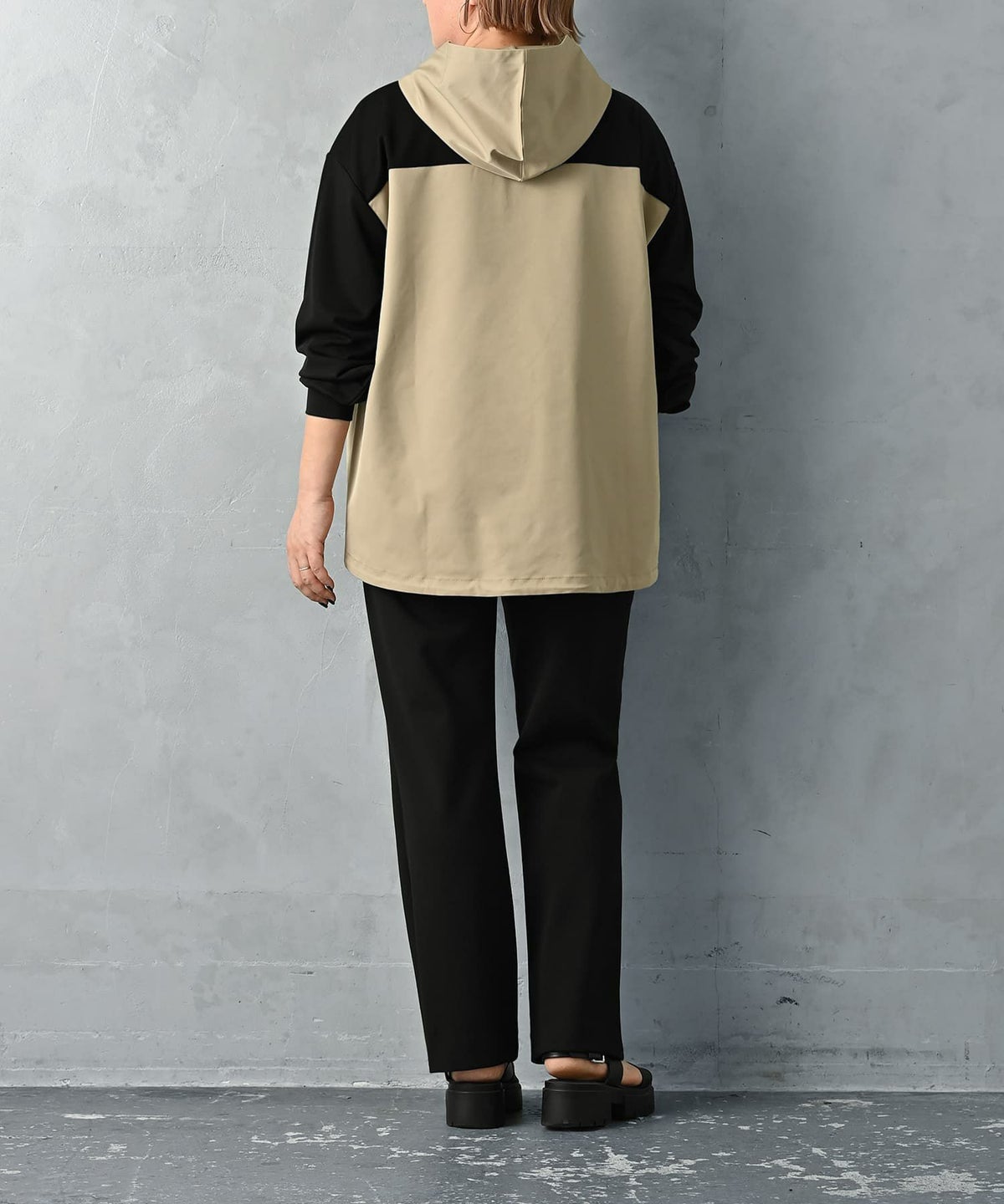 着用イメージ 163cm Regular ブラック