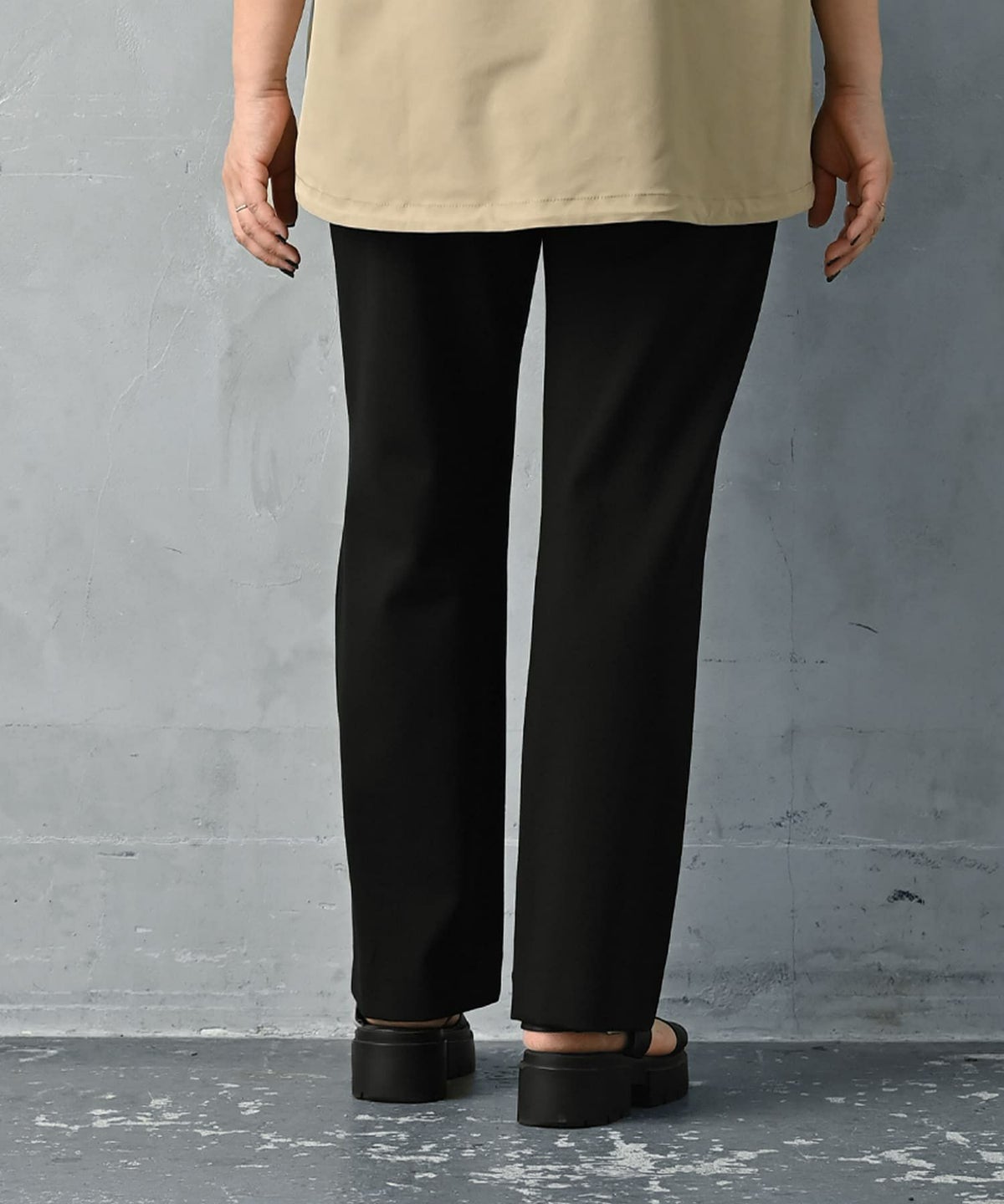 着用イメージ 163cm Regular ブラック