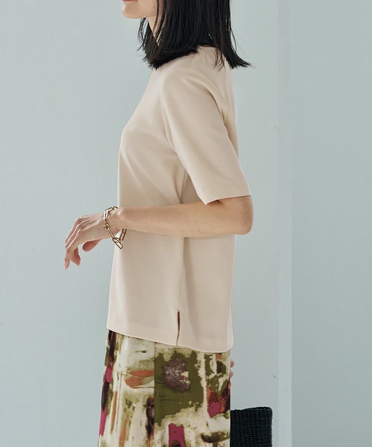 着用イメージ 164cm Sサイズ エクリュ