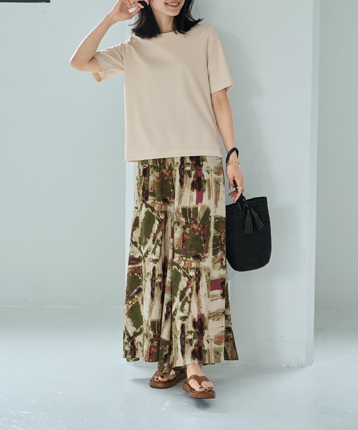 着用イメージ 164cm Sサイズ エクリュ