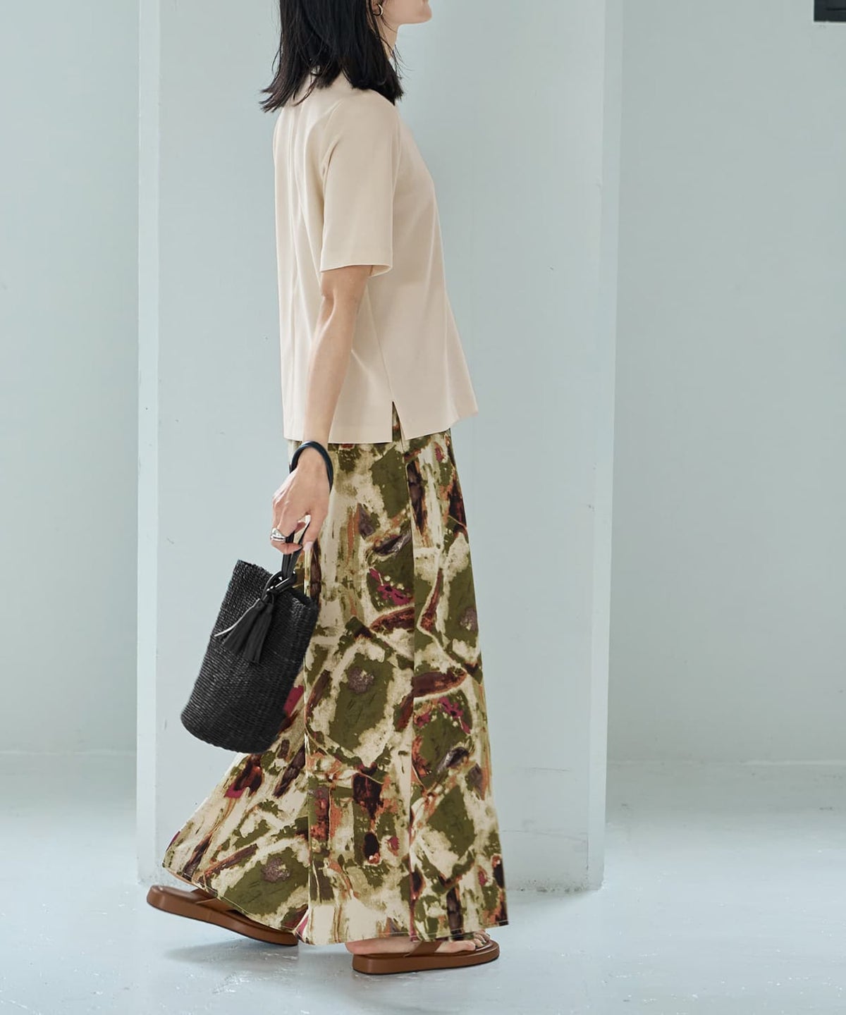 着用イメージ 164cm Sサイズ エクリュ