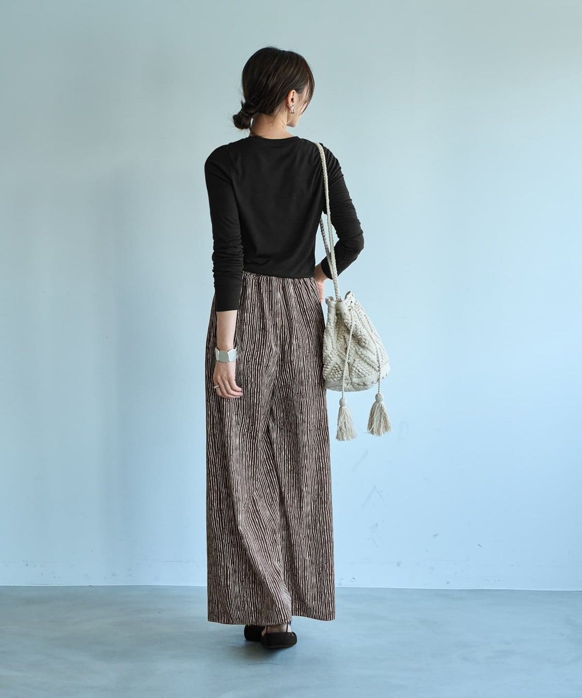 着用イメージ 166㎝　02サイズ　ブラウン