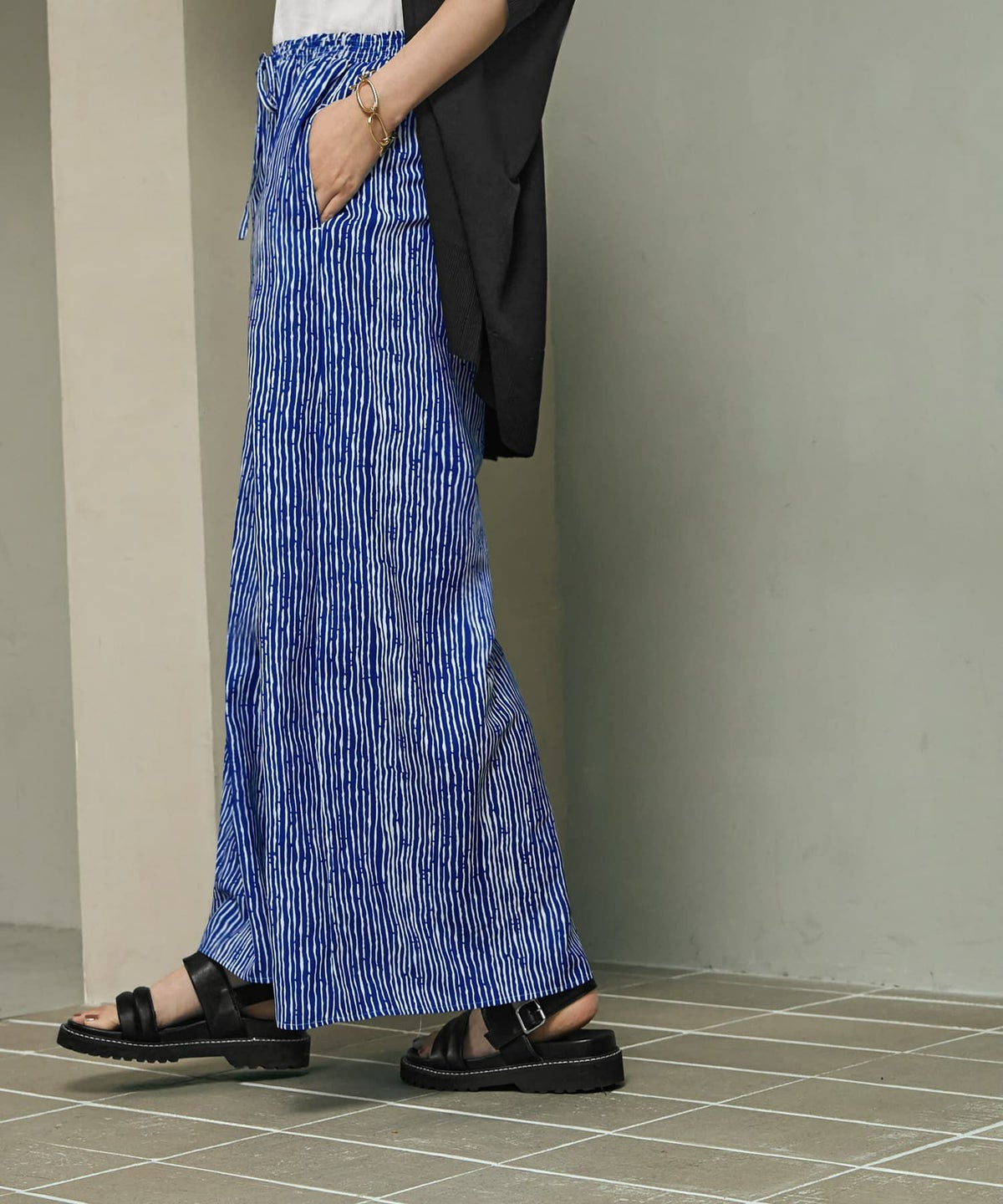 着用イメージ 166㎝　02サイズ　ブルー