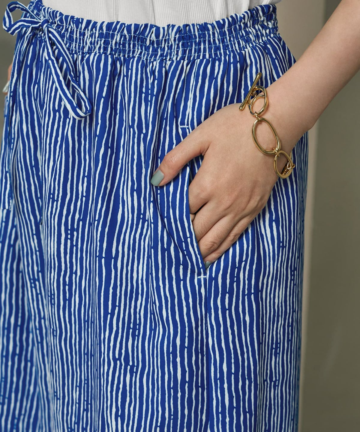 着用イメージ 166㎝　02サイズ　ブルー