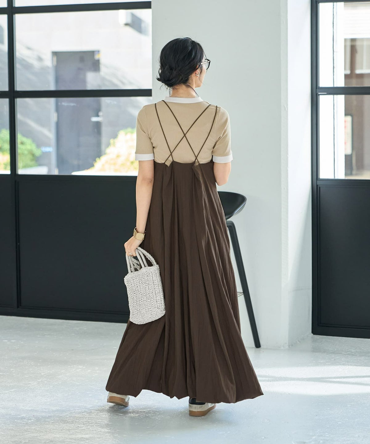 着用イメージ 167cm 02サイズ セピアブラウン