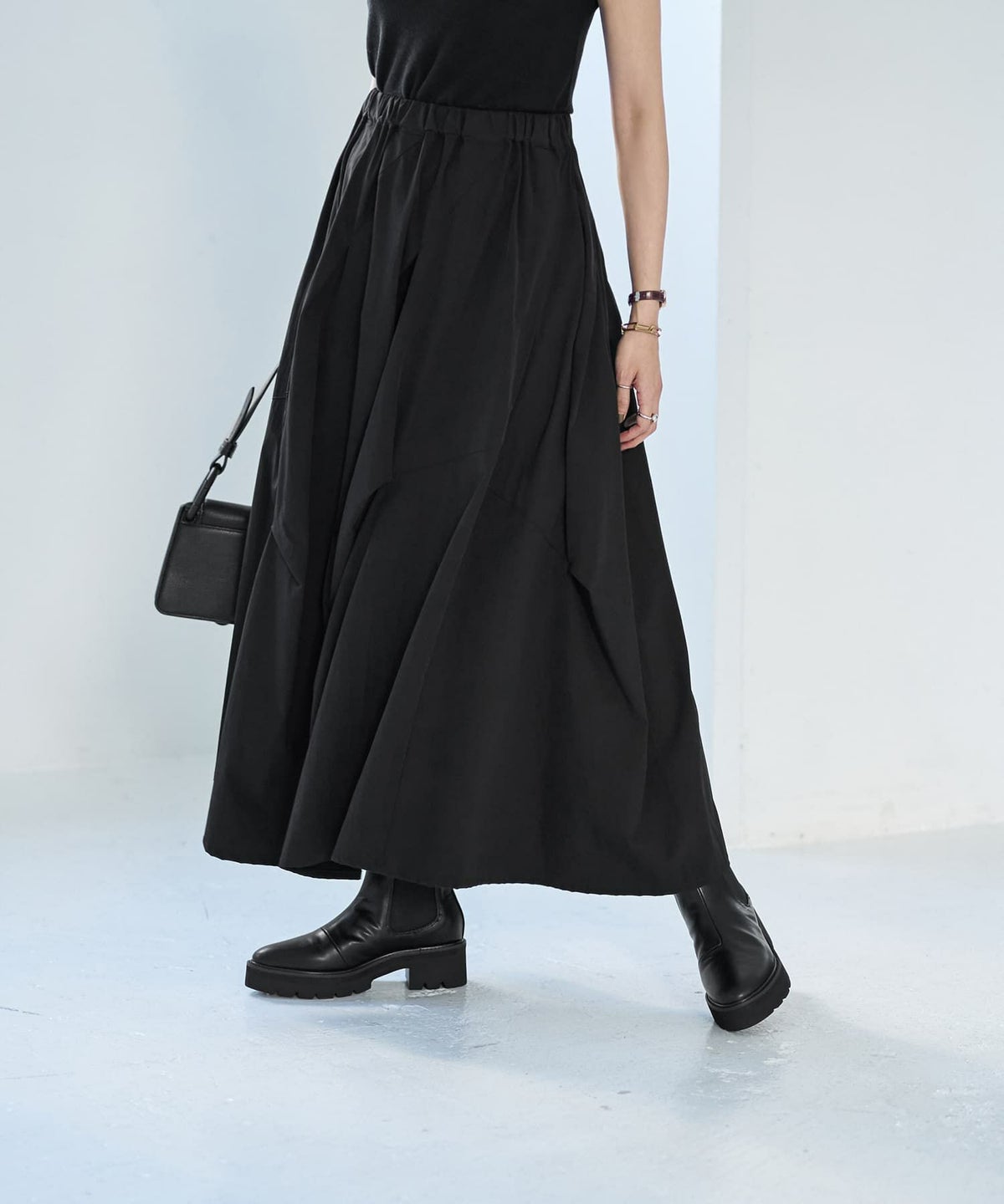 着用イメージ 166cm ブラック 02サイズ