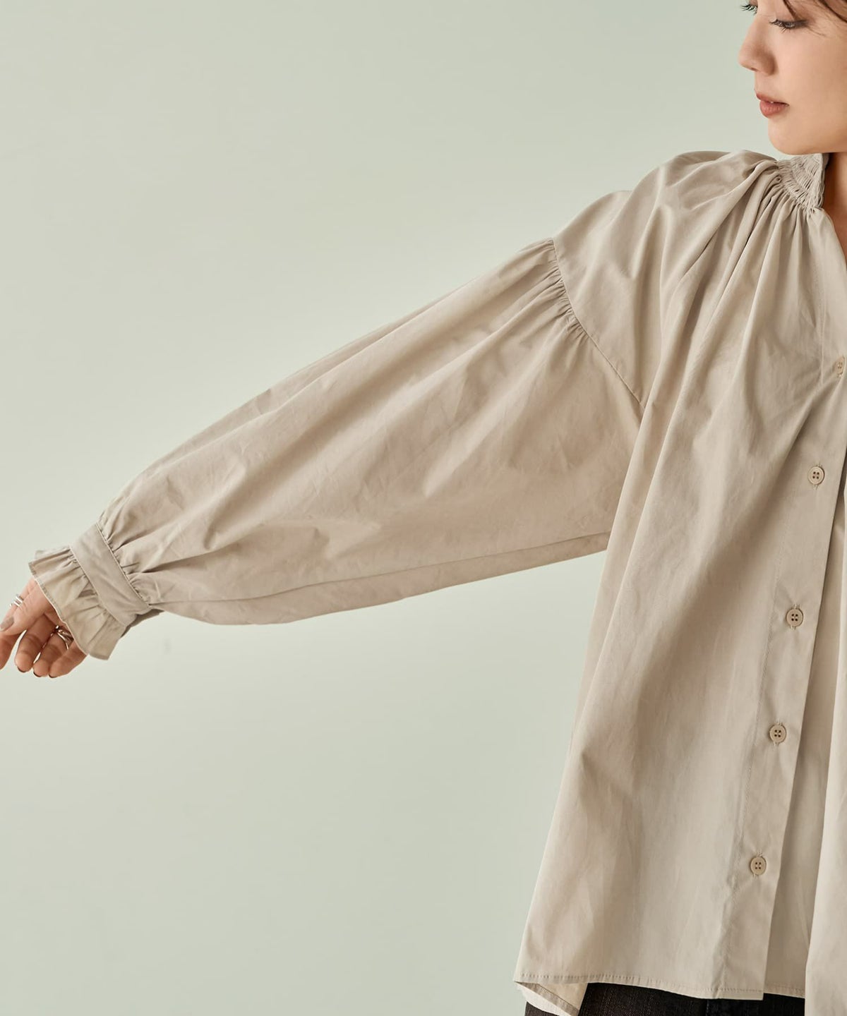 着用イメージ 166㎝　ベージュ