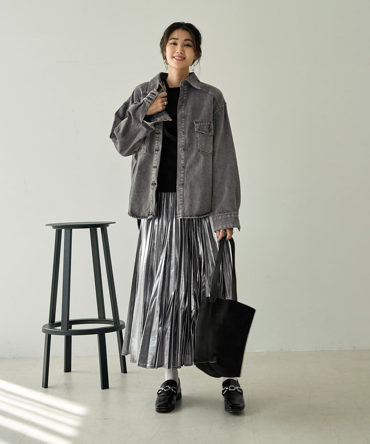 着用イメージ 166㎝　ブラック